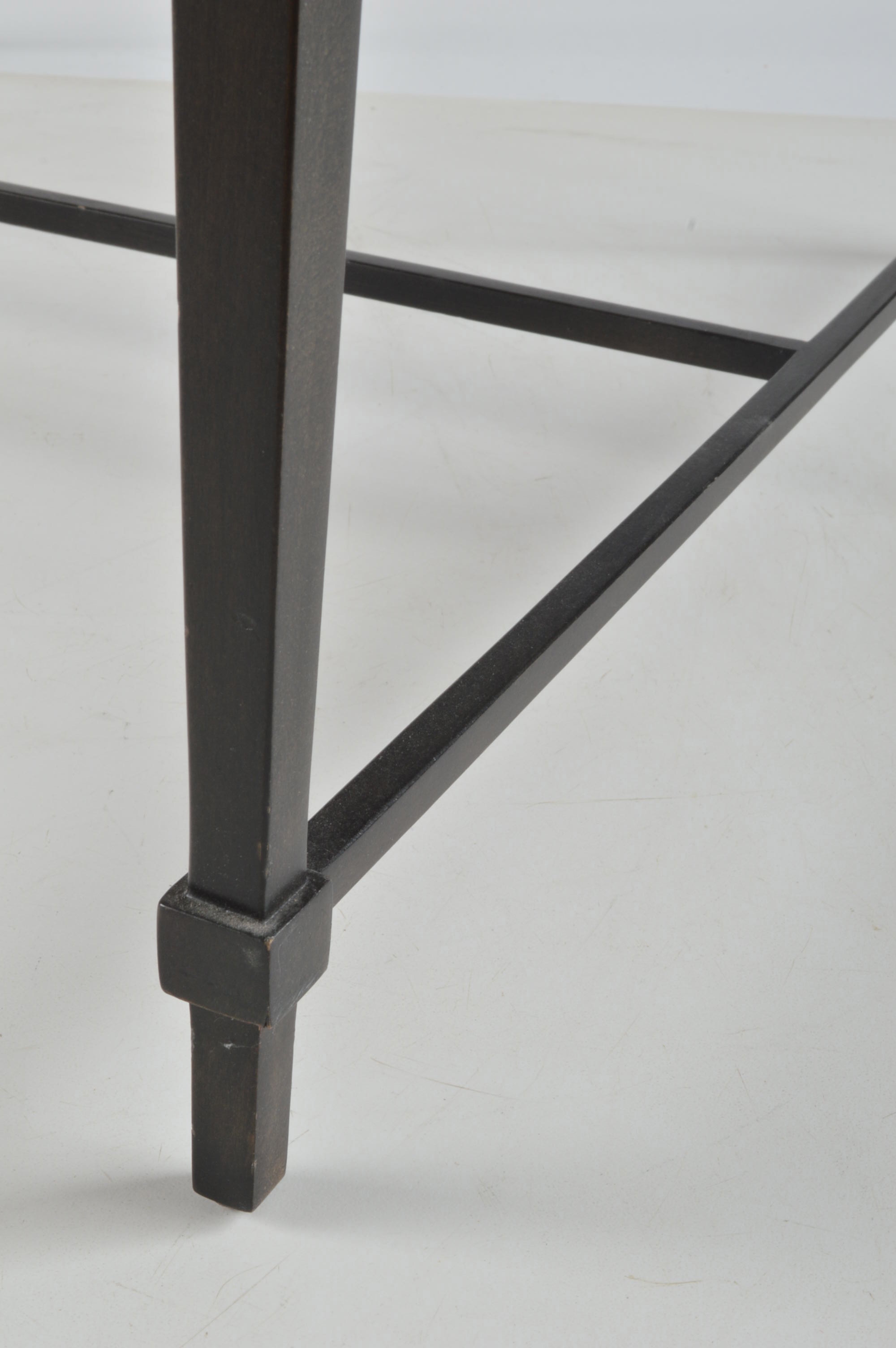 Square Coffee Table with Dark Finish