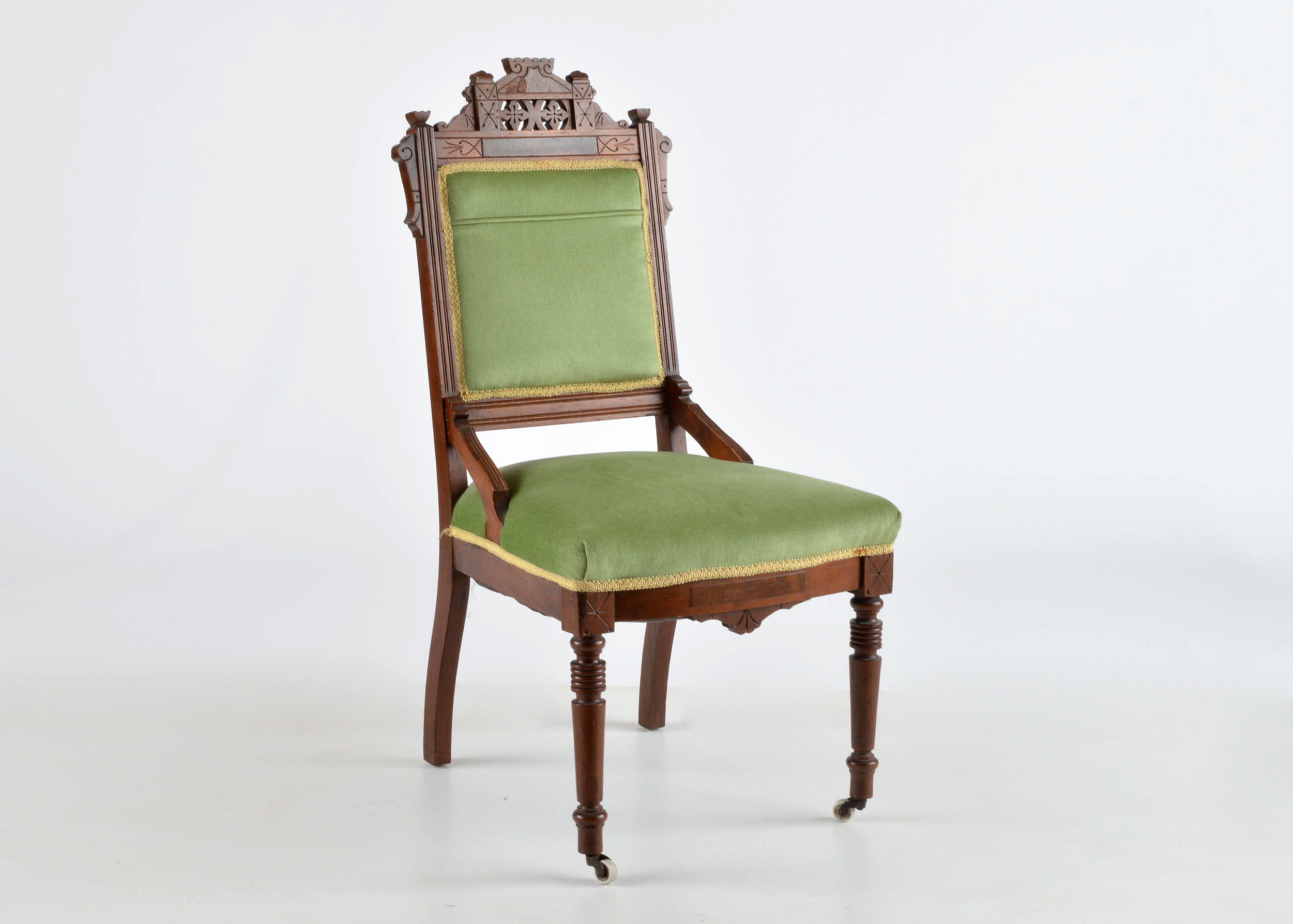 Antique Straight-Back Chair