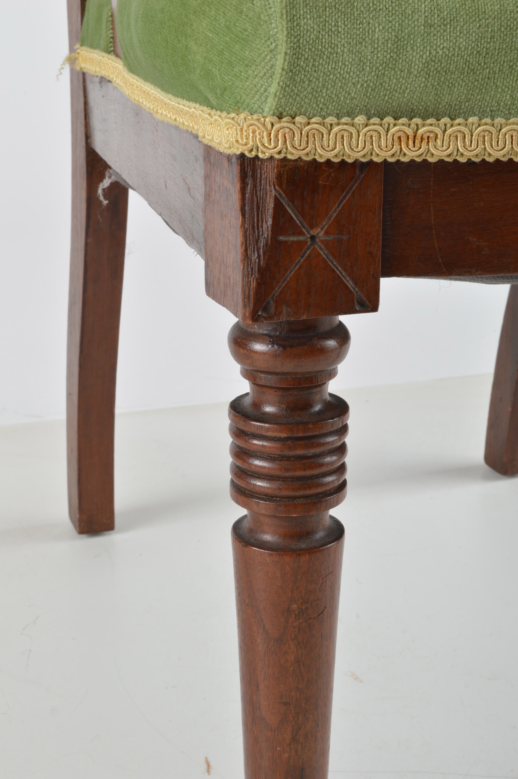 Antique Straight-Back Chair