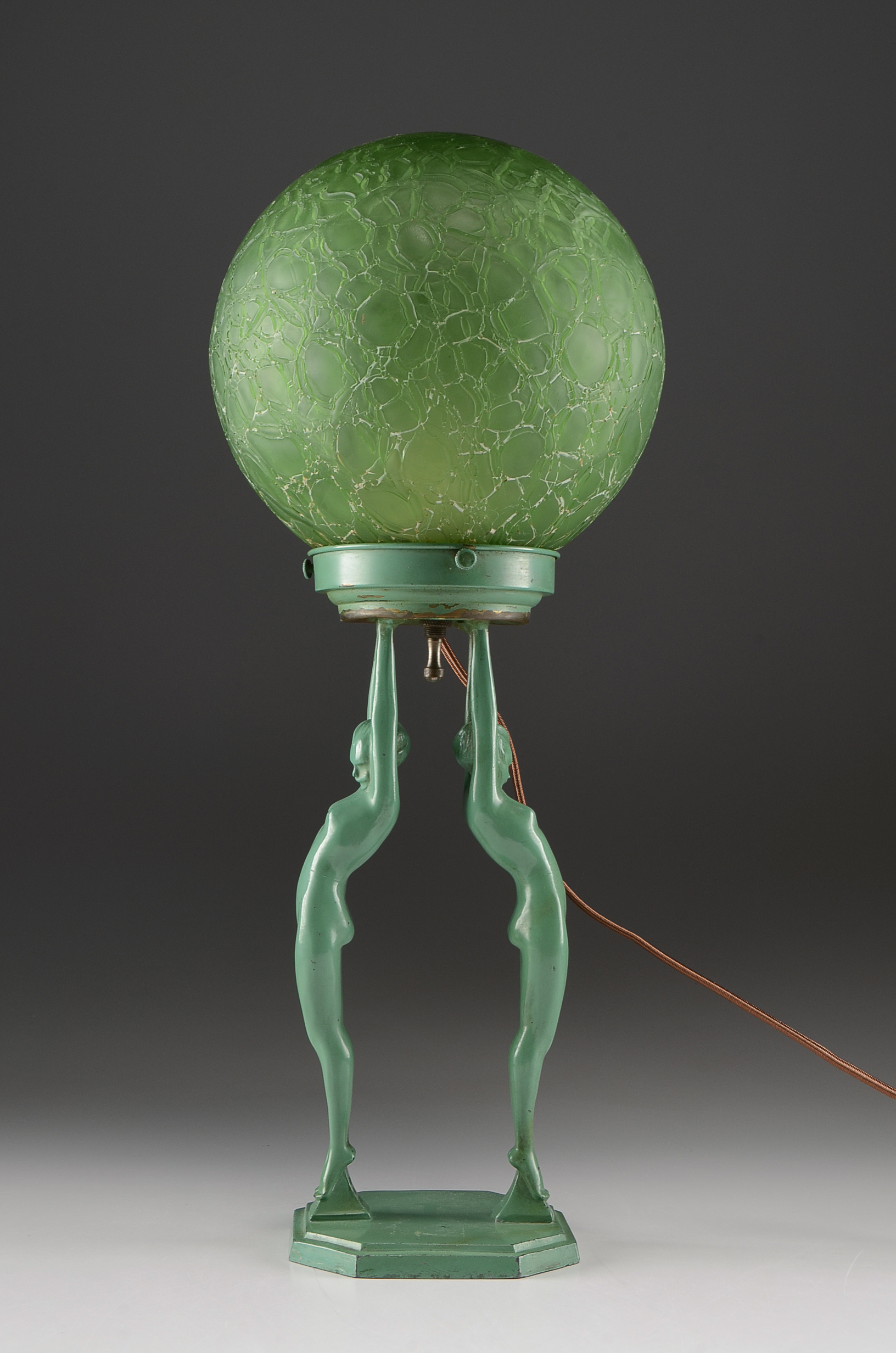 Circa 1927 Frankart Art Deco Figural Lamp