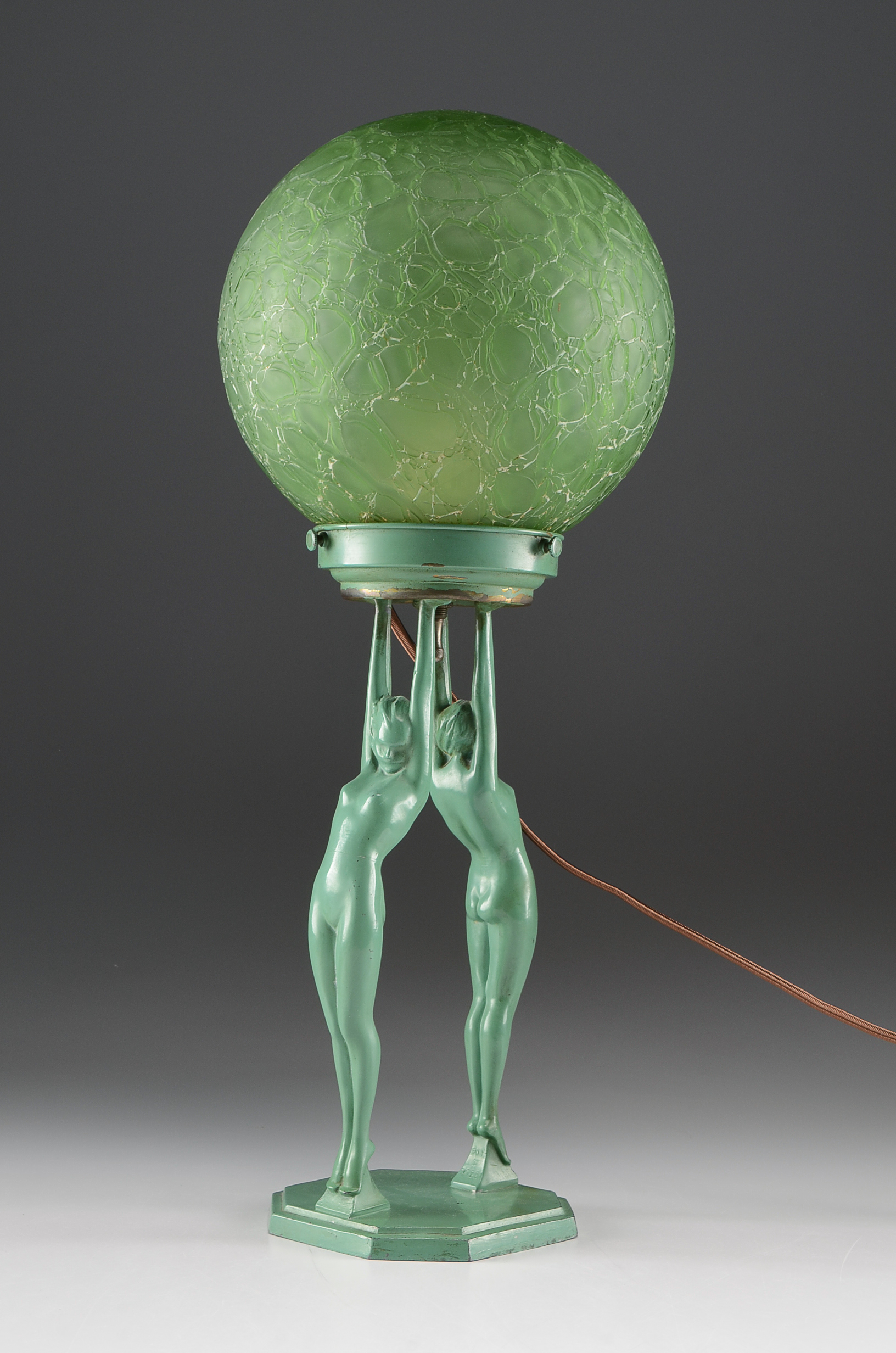 Circa 1927 Frankart Art Deco Figural Lamp