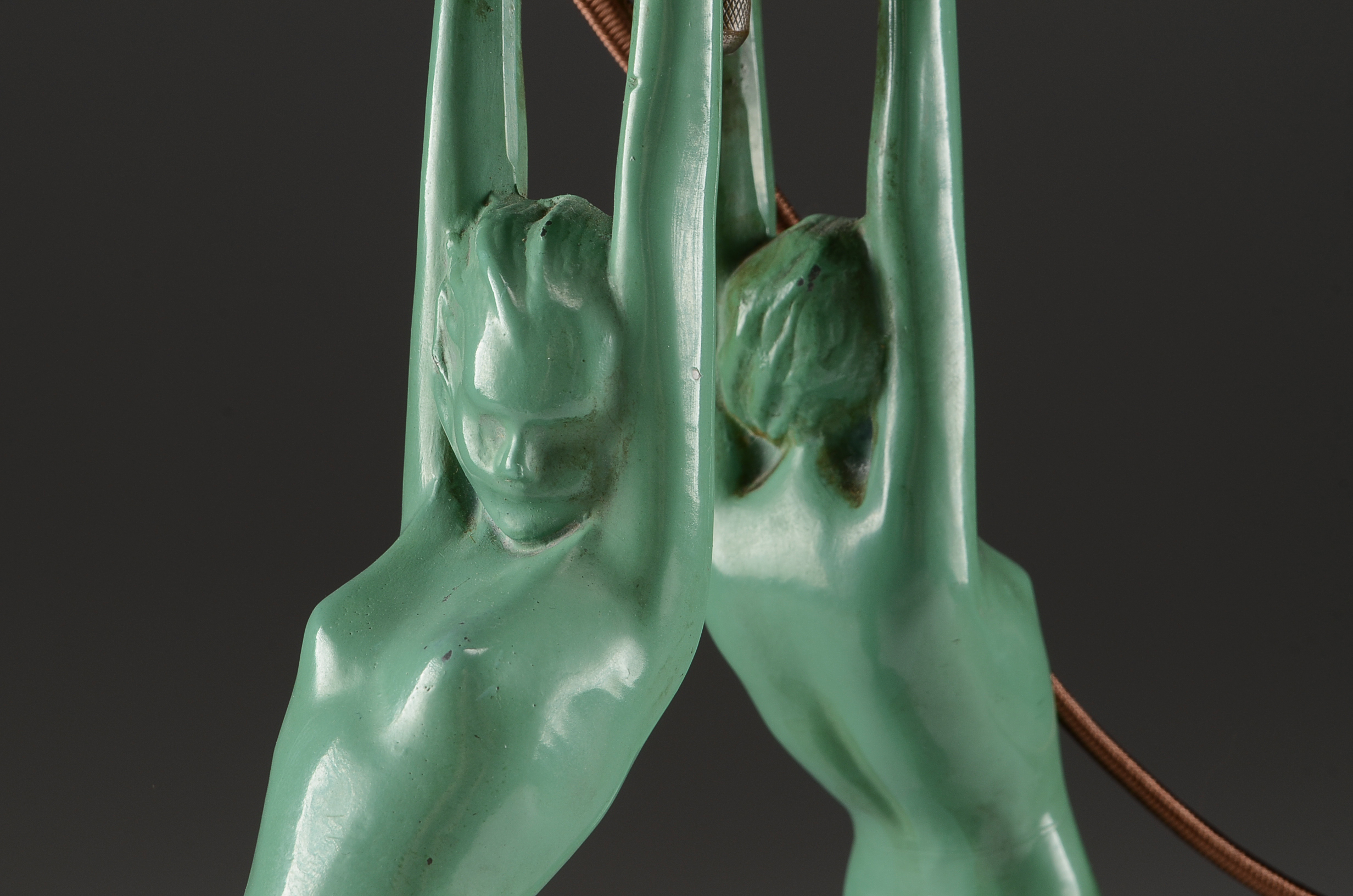 Circa 1927 Frankart Art Deco Figural Lamp