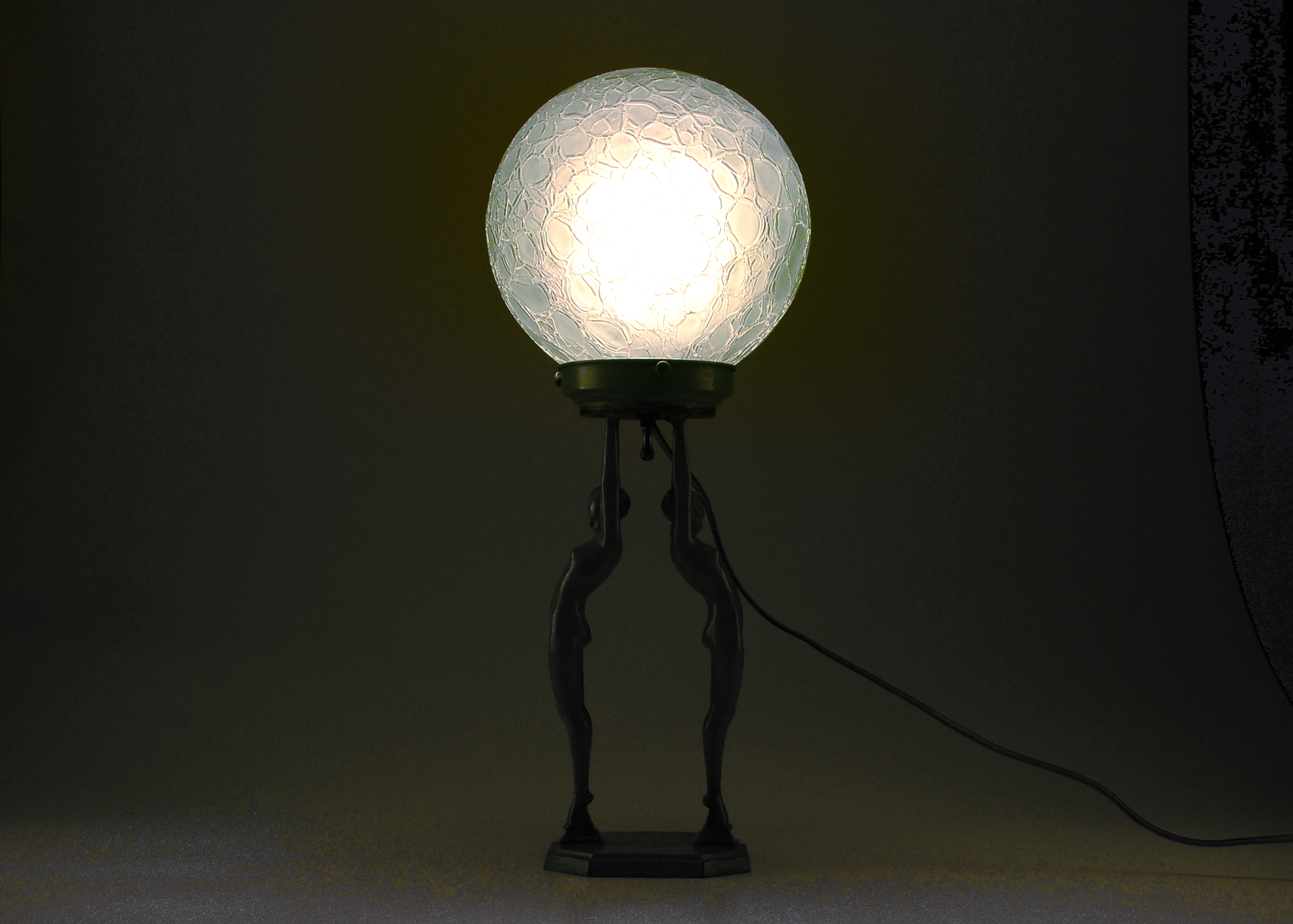 Circa 1927 Frankart Art Deco Figural Lamp