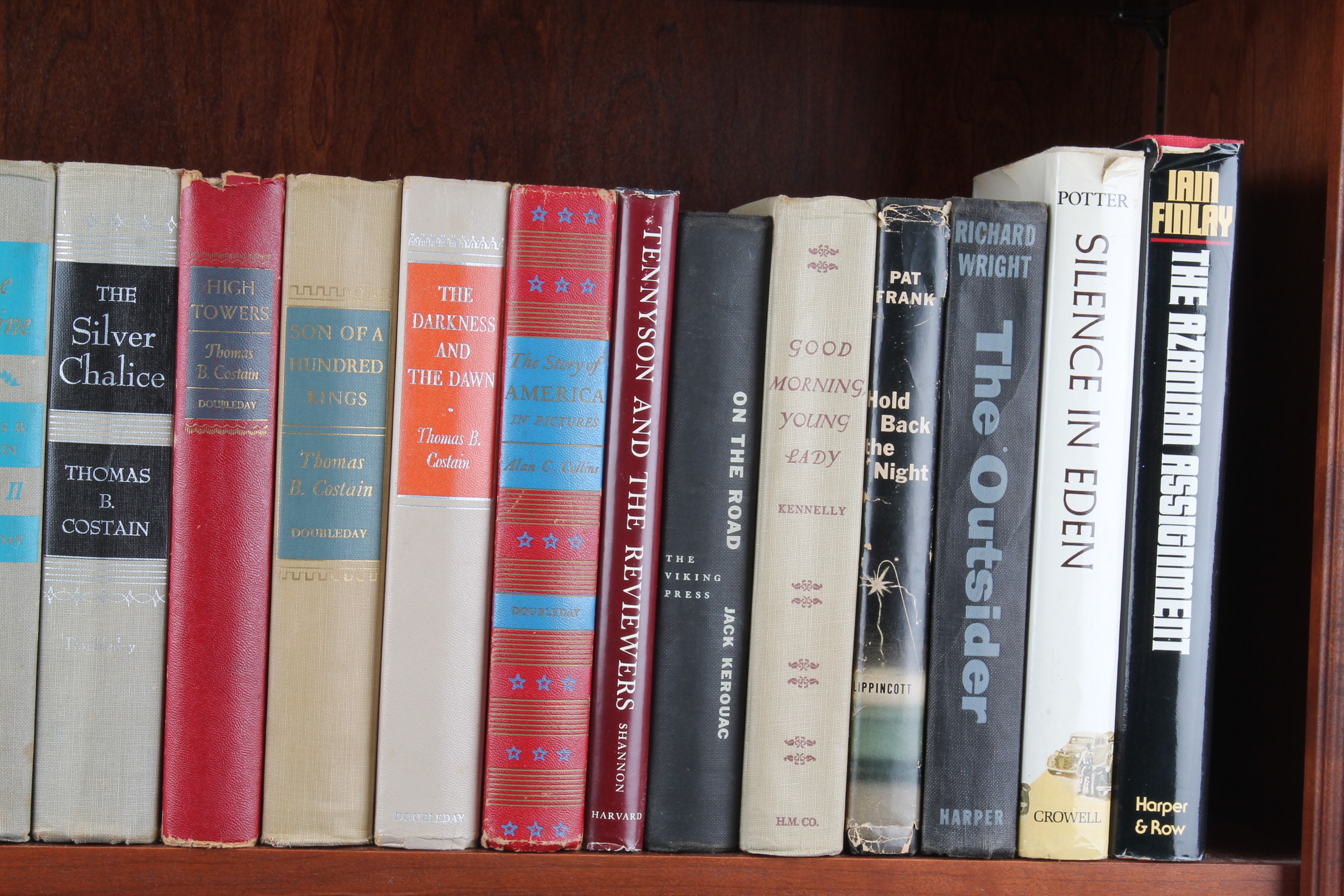 Three-Shelf Assortment of Hardcover Books