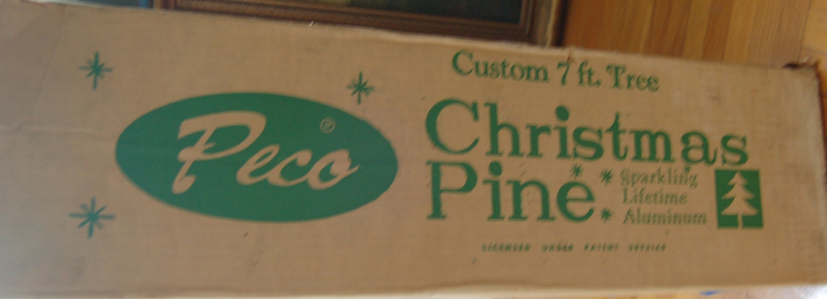 Vintage Silver Tinsel Christmas Tree