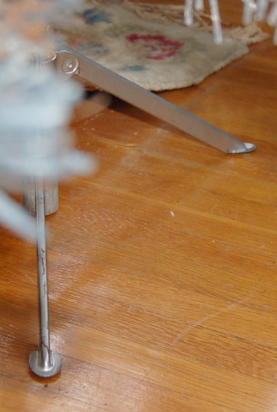 Vintage Silver Tinsel Christmas Tree