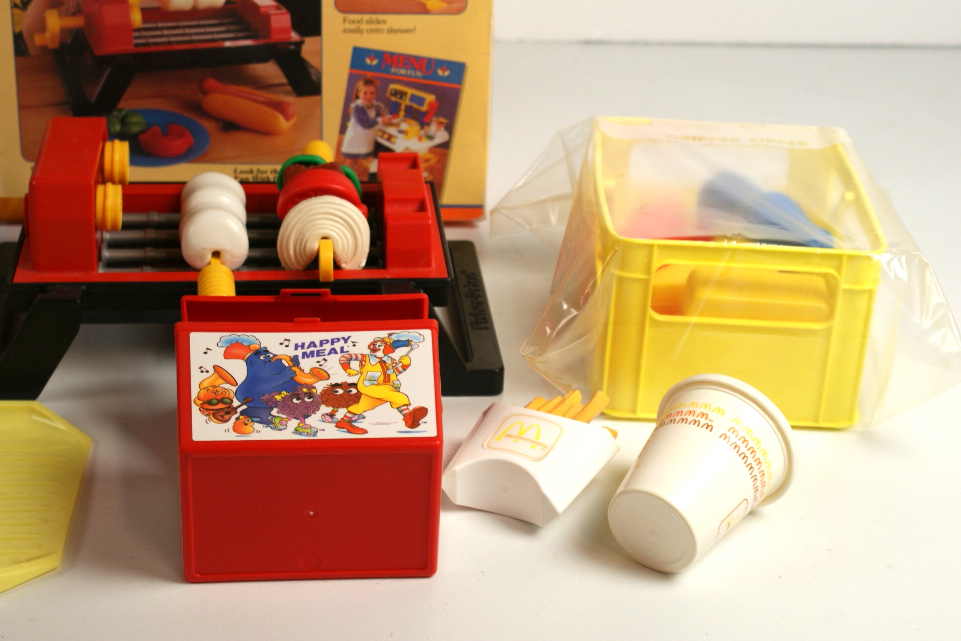 Vintage Fisher Price Pack-A Picnic and Happy Meal Box and More