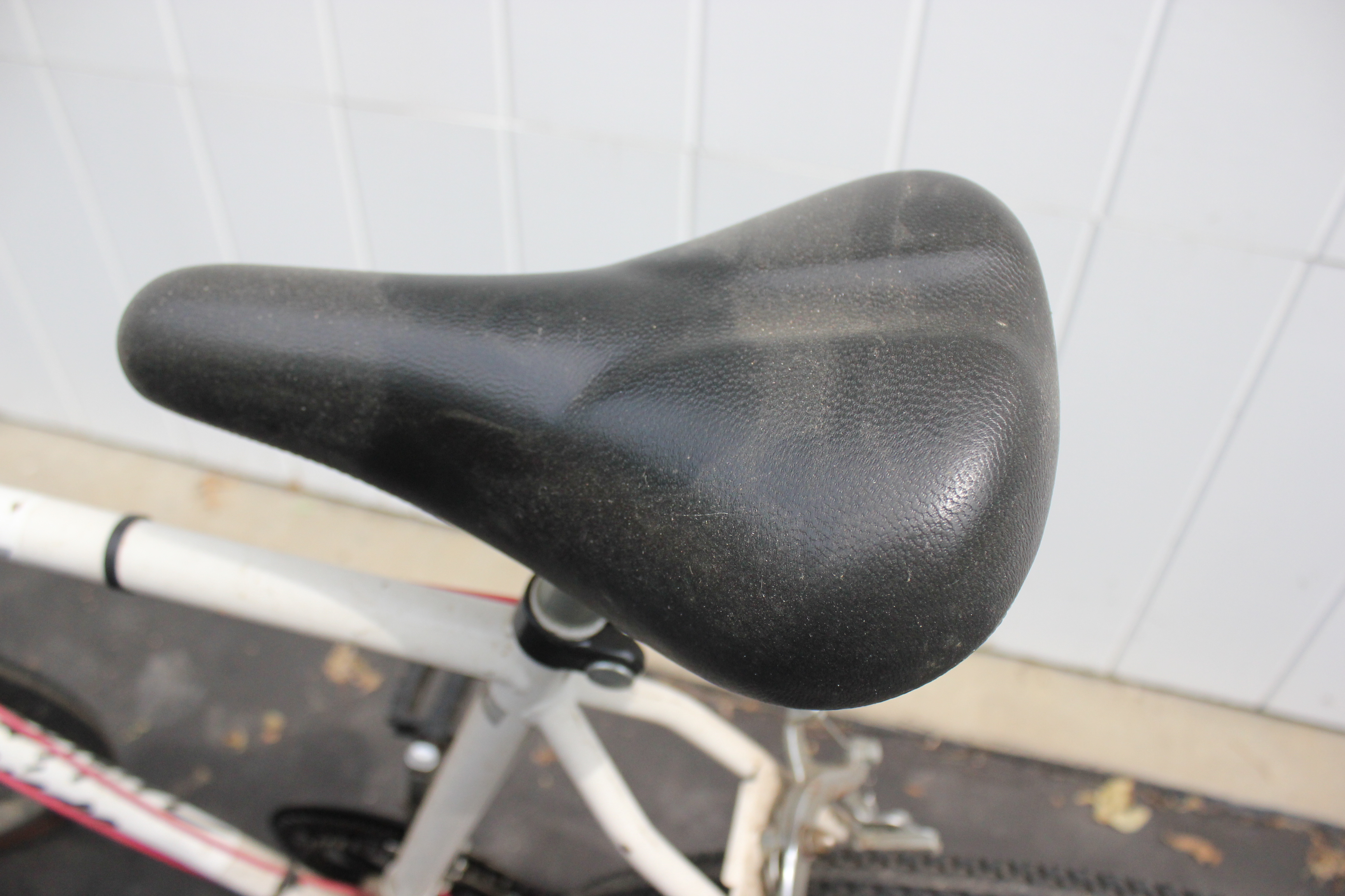 Men's Huffy 10 Speed White River Bike with Pump and Rack 