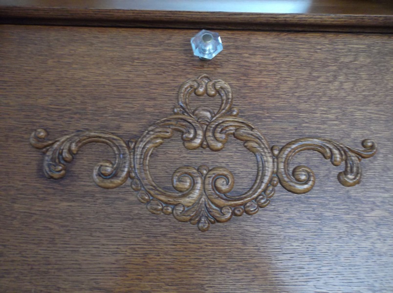 Lexington Reproduction Victorian Style Oak Lingerie Vanity Chest 