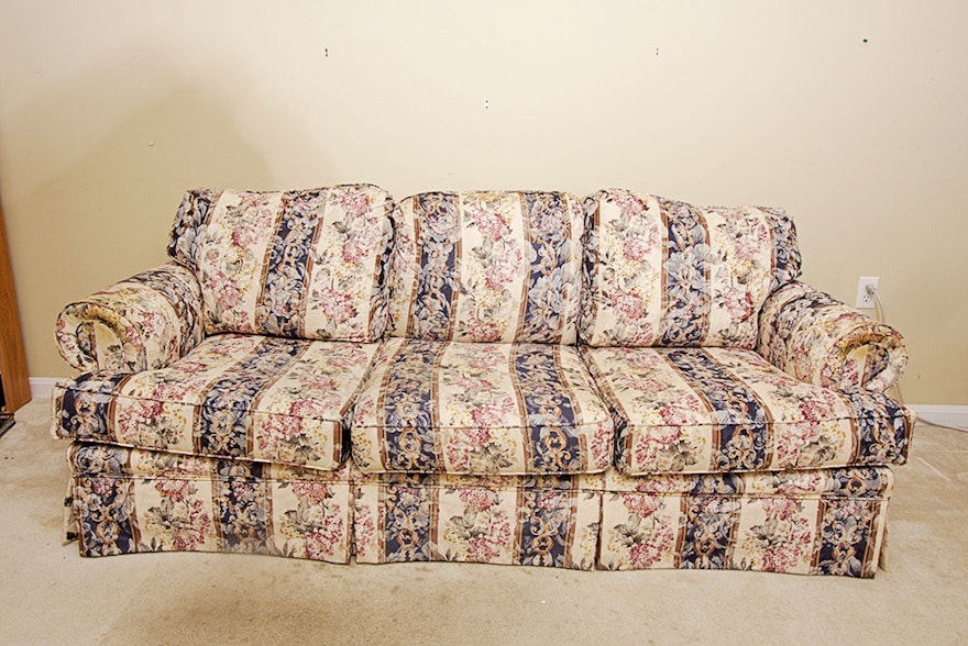 Broyhill Sofa with Floral Pattern