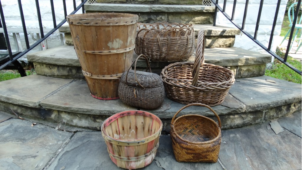 Group of Six Vintage Baskets