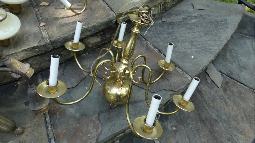 Vintage and Antique Chandeliers Fix-Up Lot