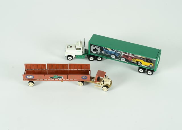 Collection of Winross Semi Truck Railroad Display Models