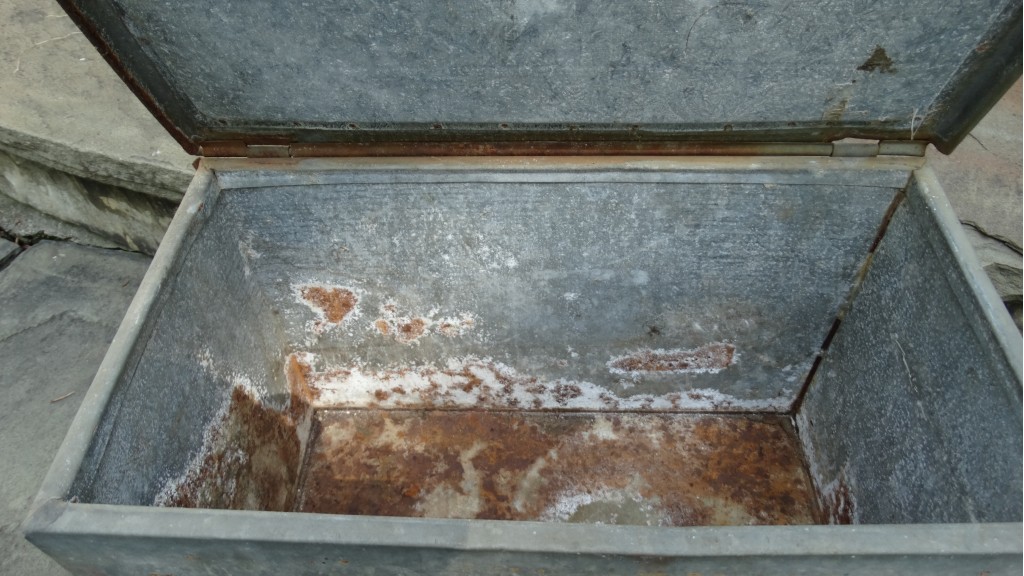 Aluminum Milk Box and Glass Milk Bottles