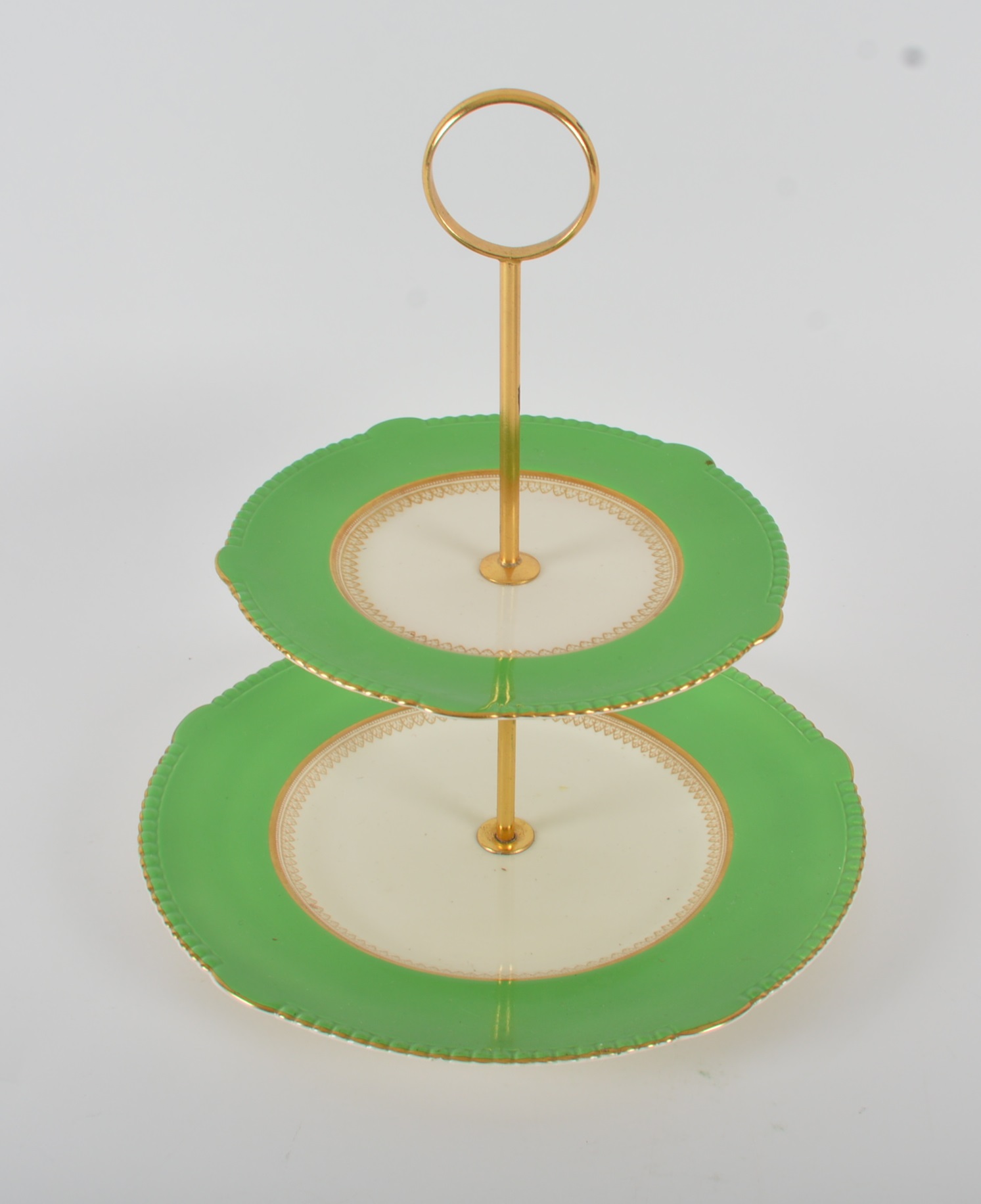 Limoges Tea Pot and Double and Single Tiered Cookie Plates