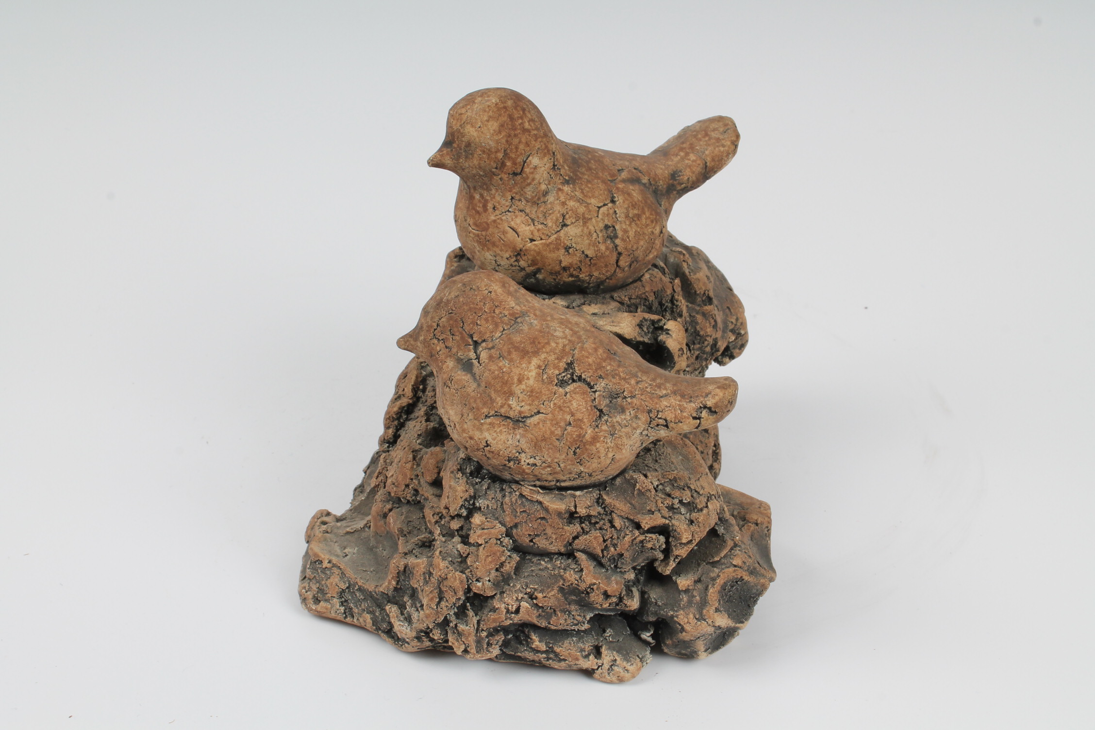 Trio of Ash Sculptures from Mount St. Helens, Signed "Stan"