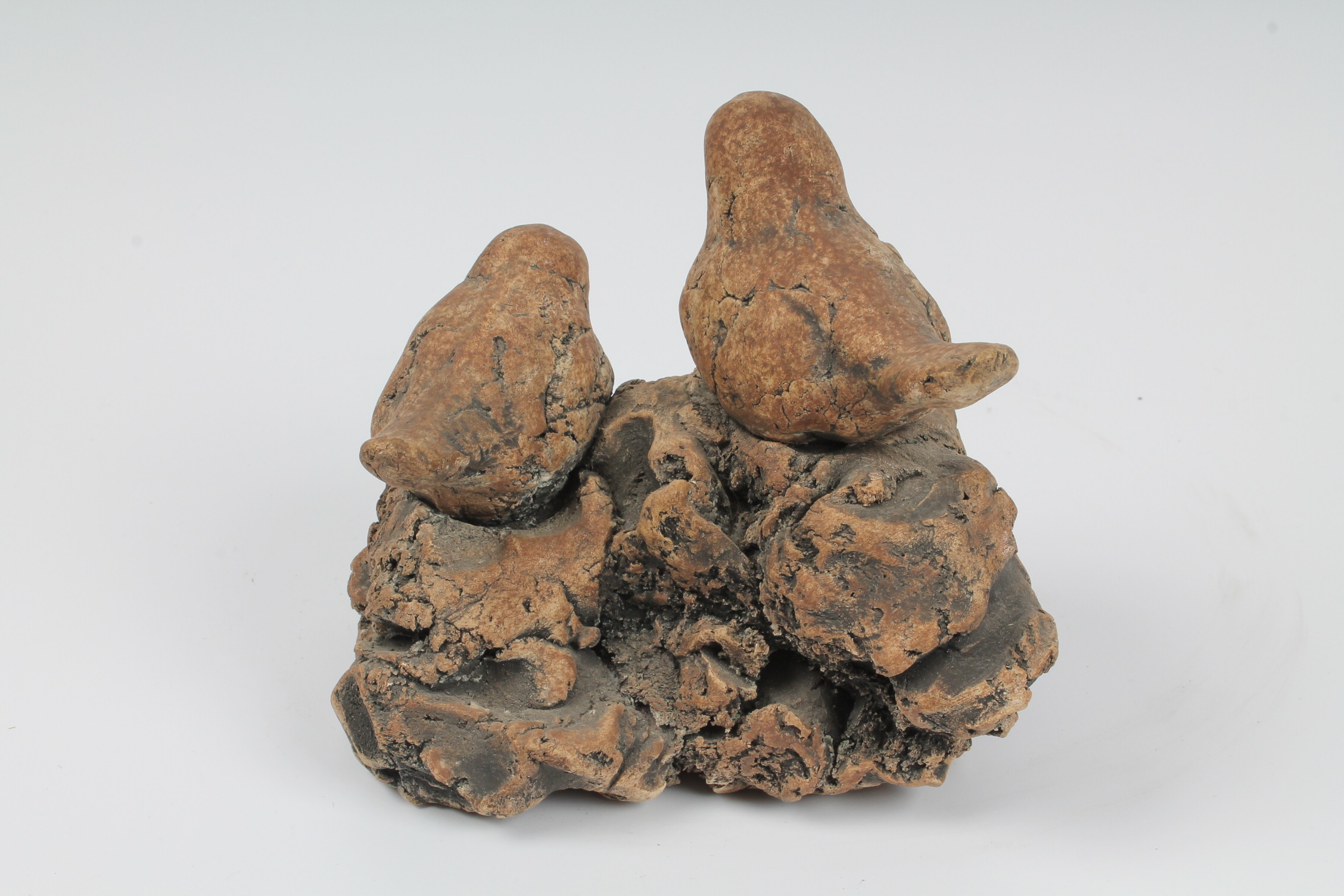 Trio of Ash Sculptures from Mount St. Helens, Signed "Stan"