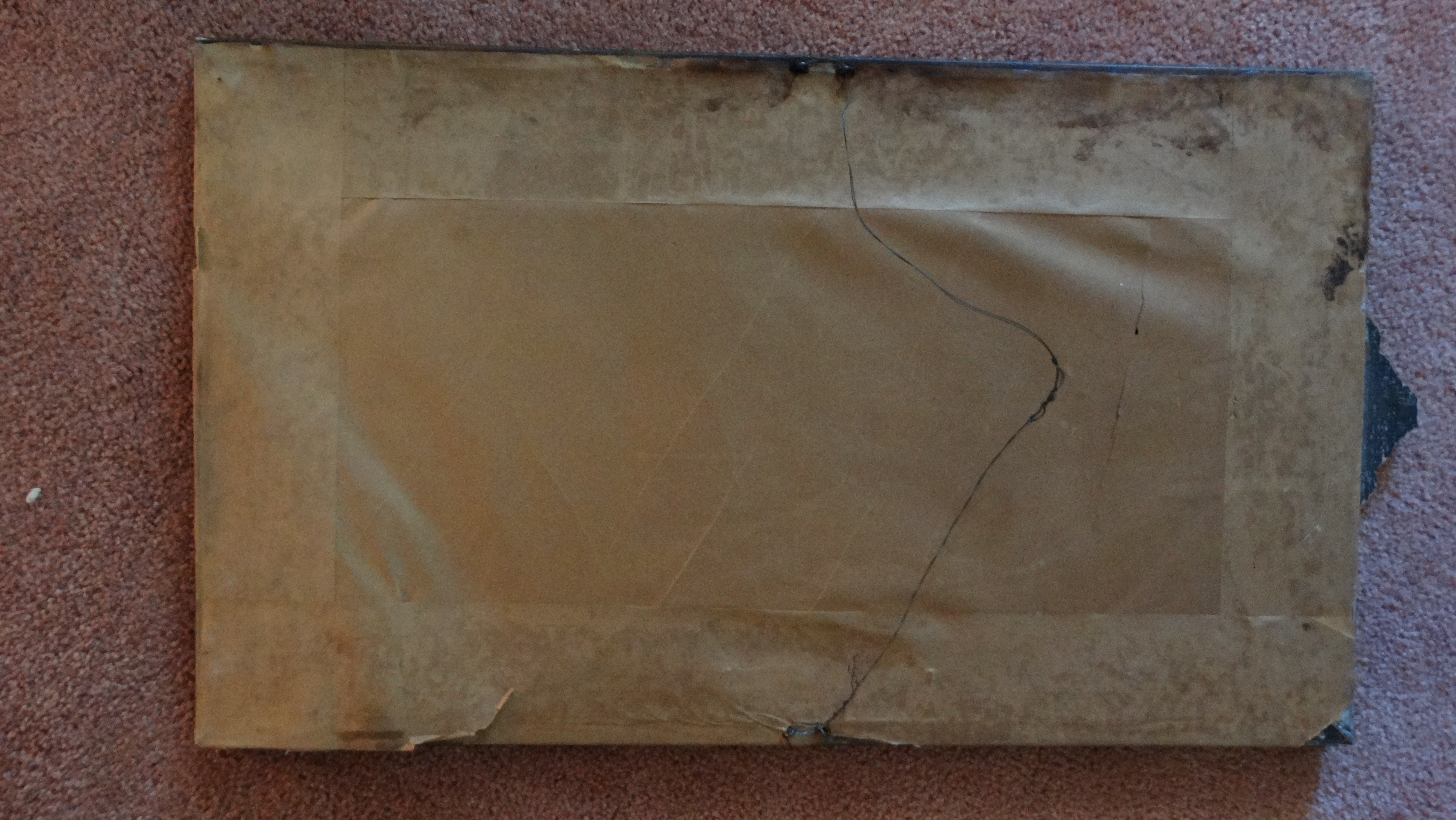 Victorian Style Wall Mirror Vertical Rectangular Wooden Frame