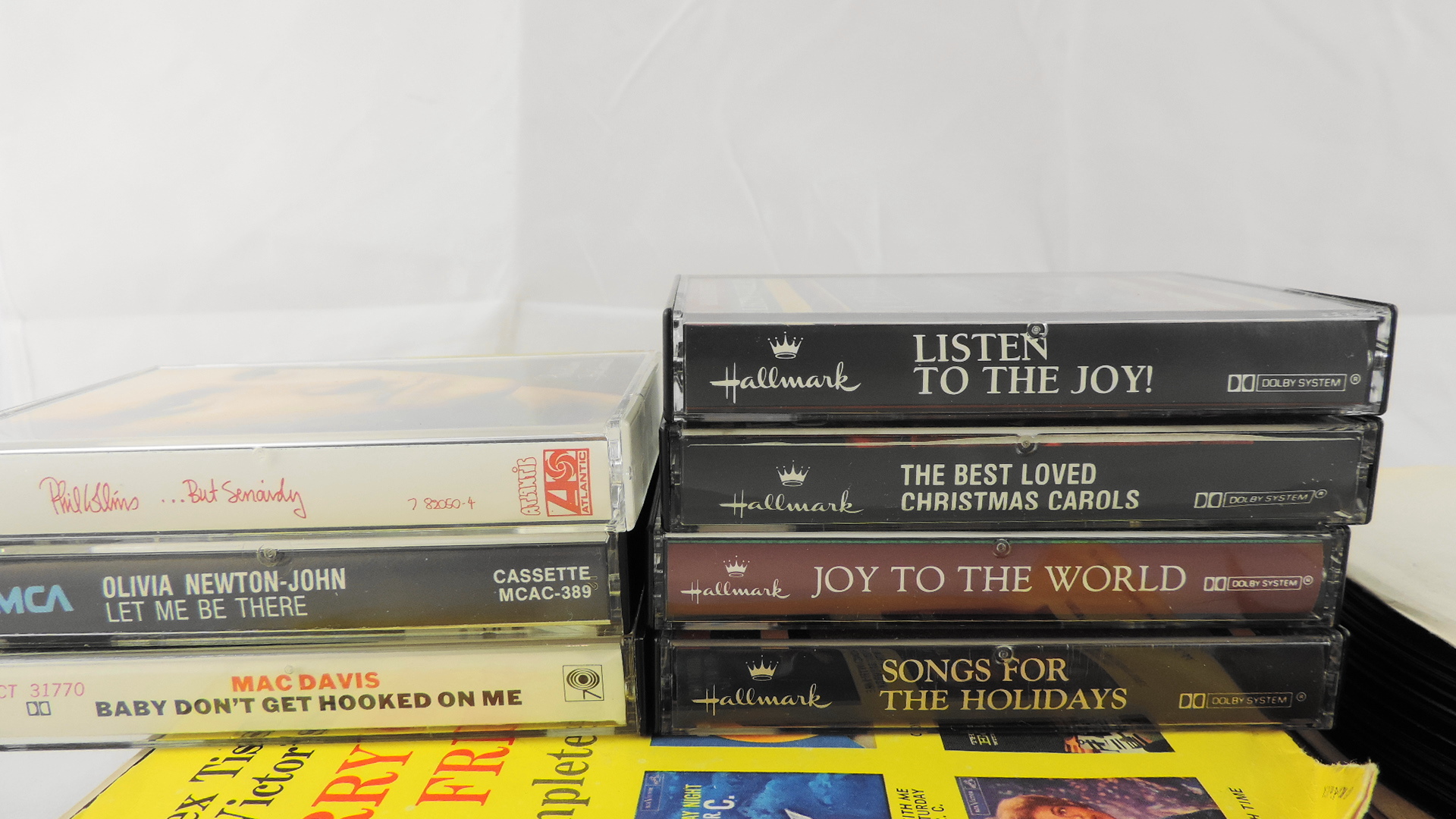 Vintage Vinyl Records and Cassette Tape Collection