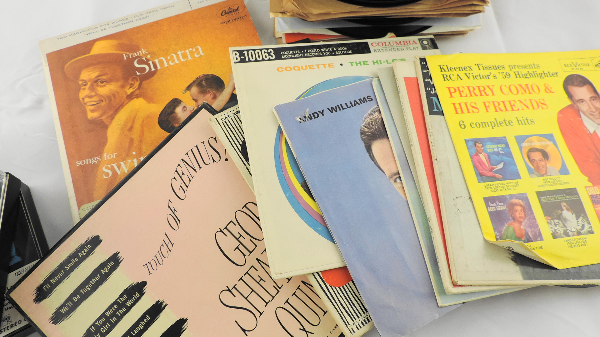 Vintage Vinyl Records and Cassette Tape Collection