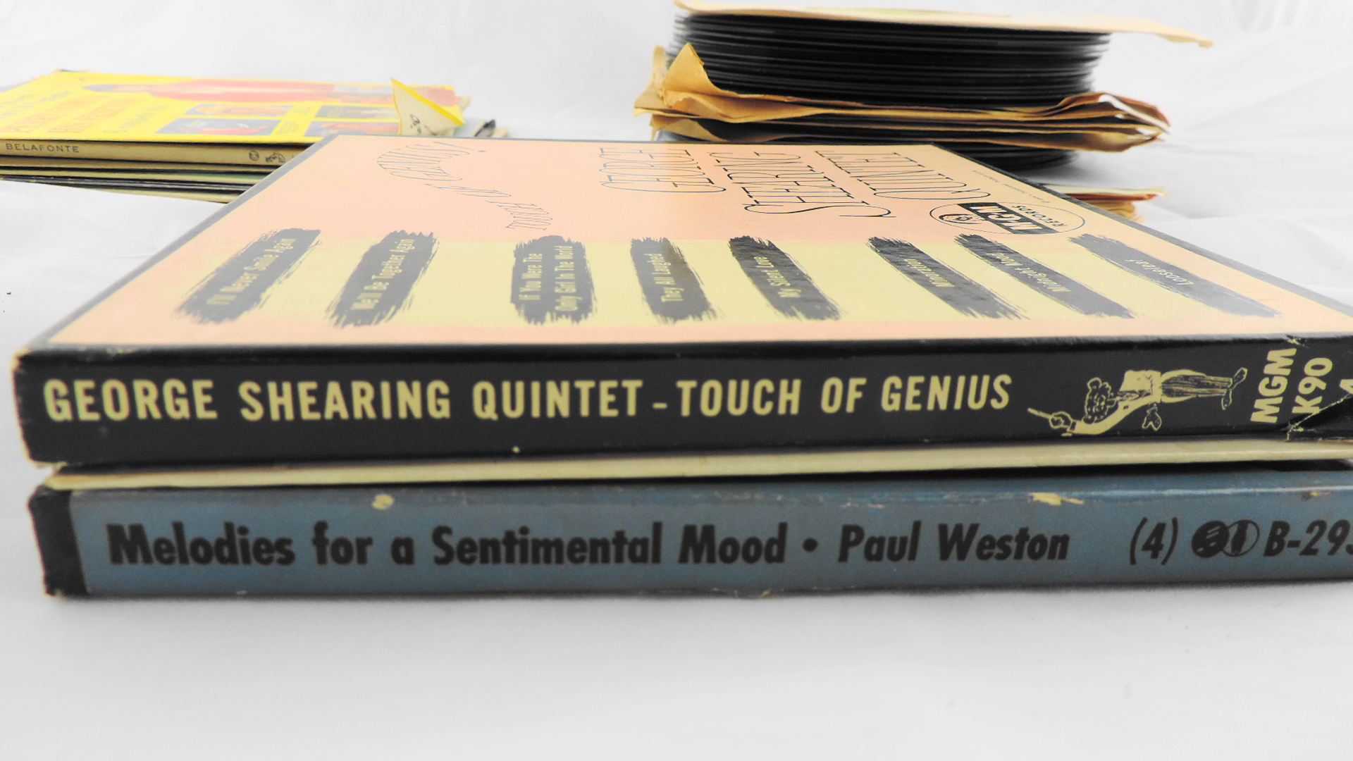 Vintage Vinyl Records and Cassette Tape Collection