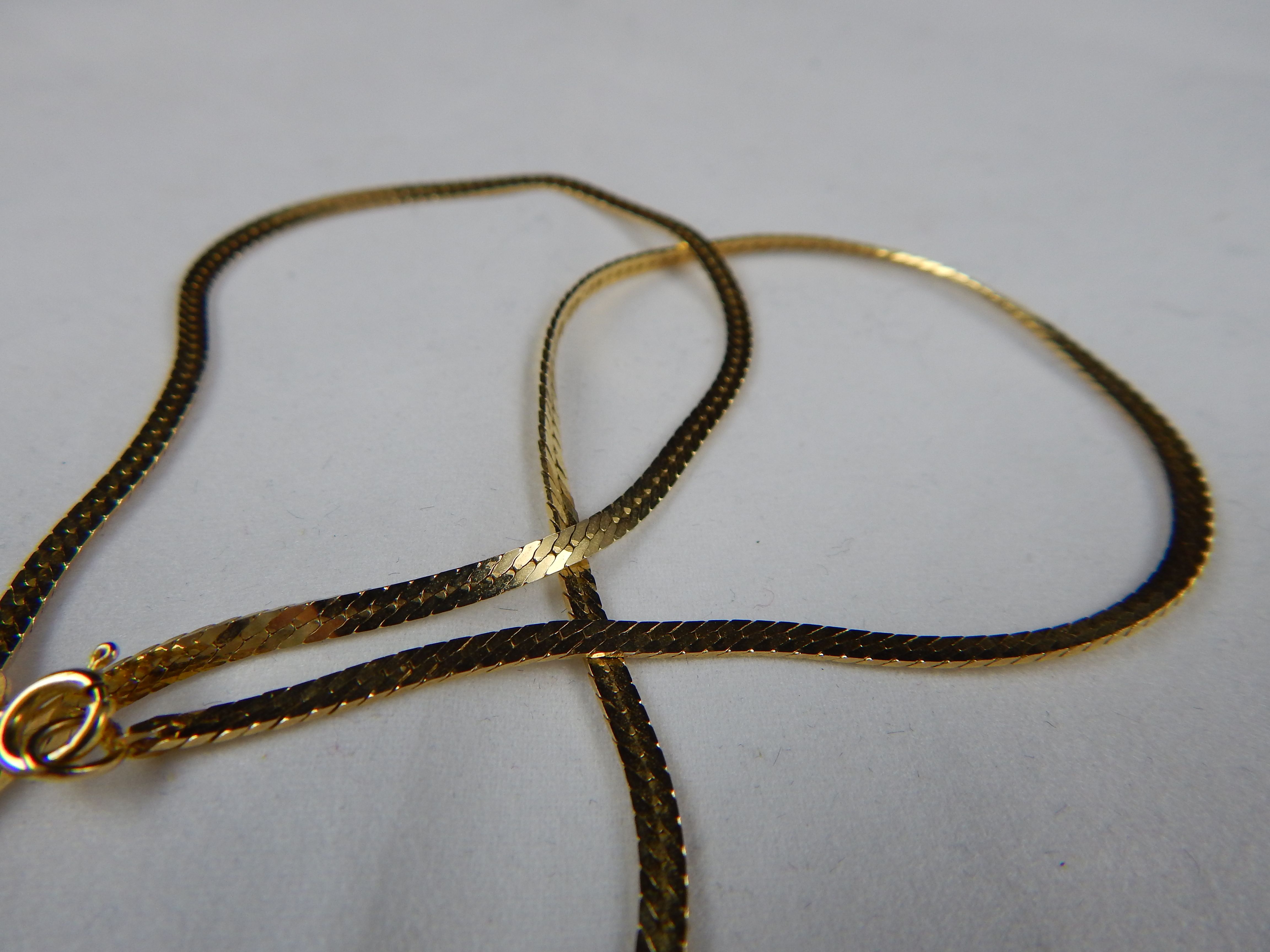 Credit Suisse Gold Pendant Necklace