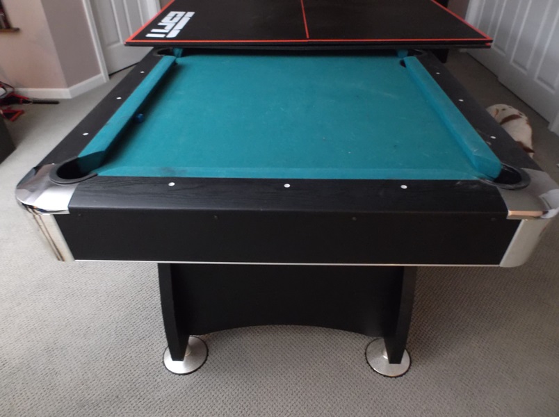 Modern Pool Table and ESPN Table Tennis Conversion Top 