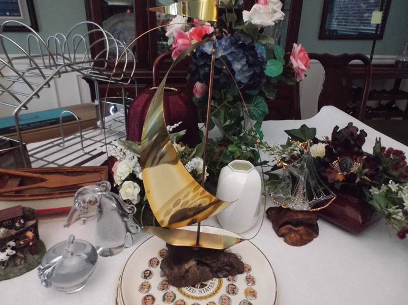 Assortment of Decorative and Household Items