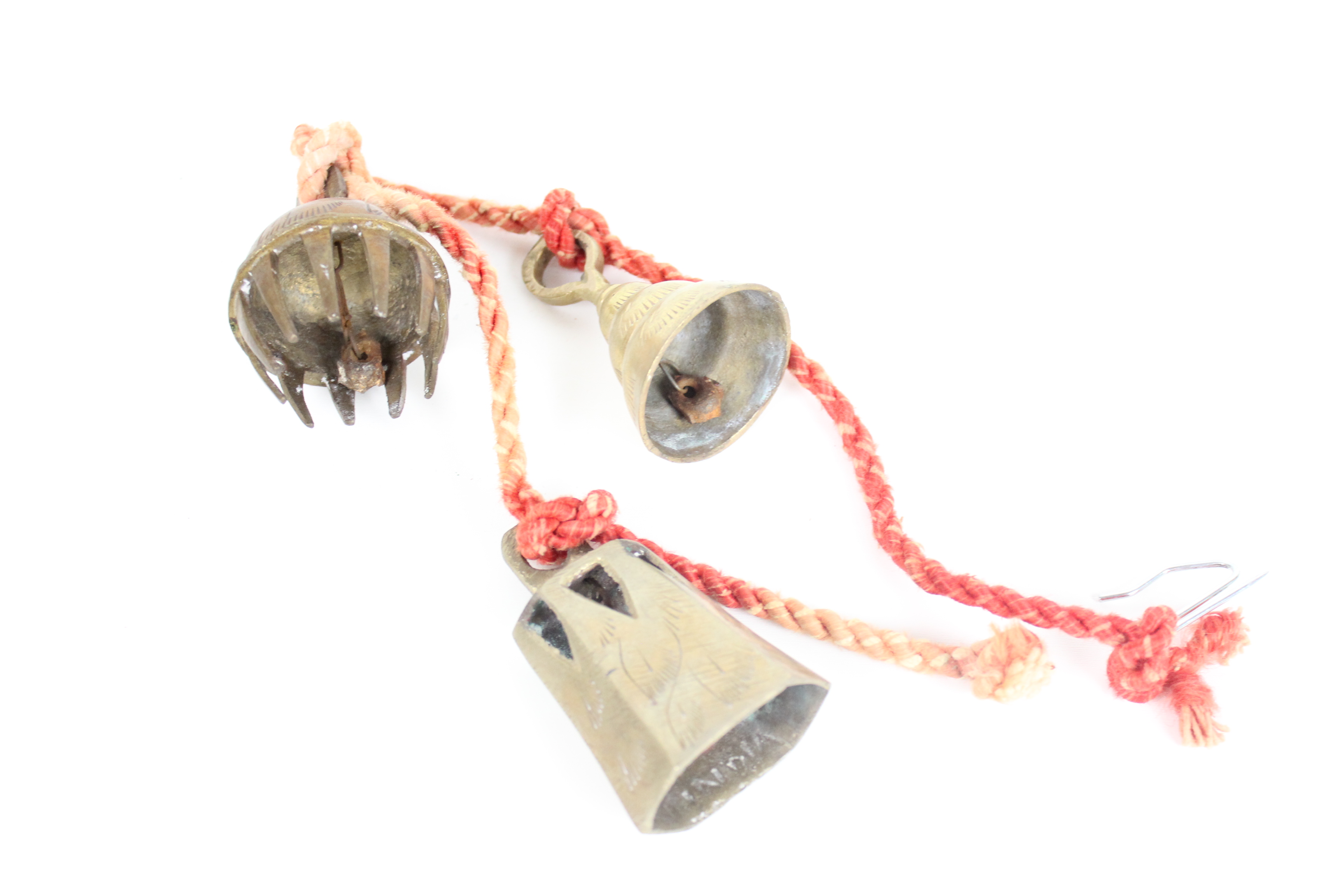 Vintage Iskandar Matar & Sons Nazareth and Brass Serving Pieces