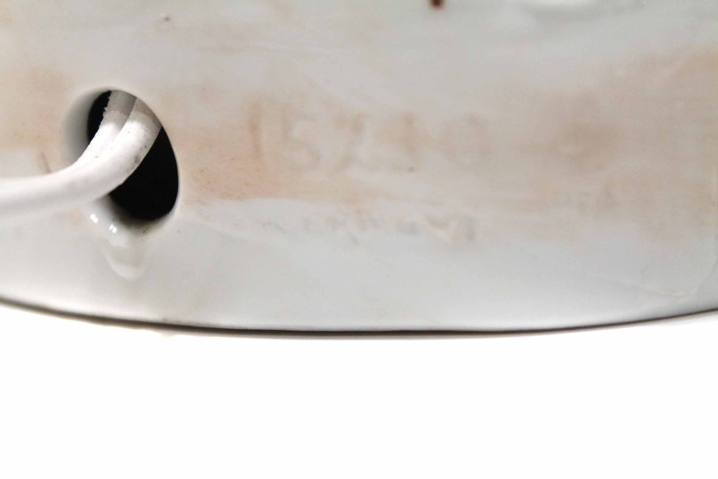 Vintage Victorian Porcelain Figurine Lamp 