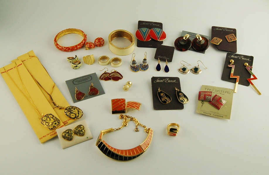 Laurel Birch and Enameled Jewelry