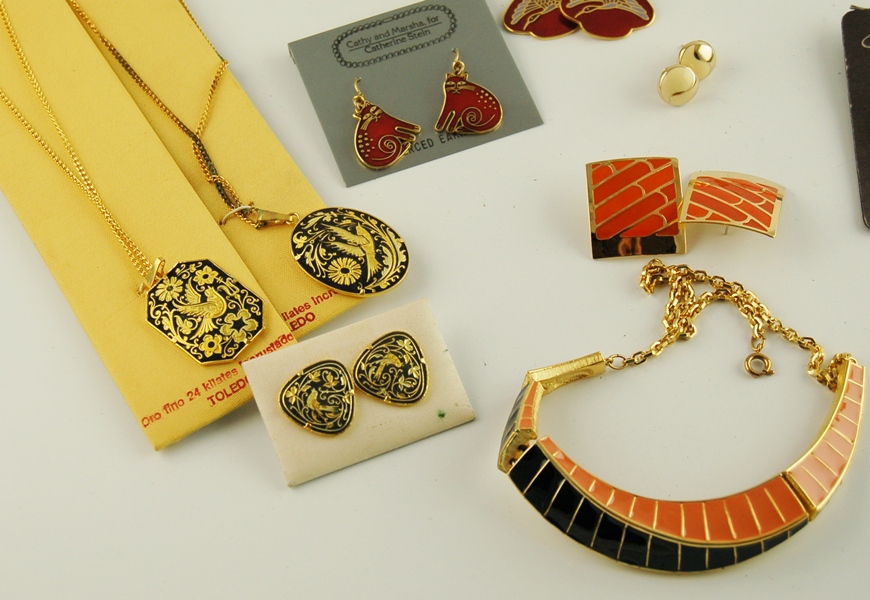 Laurel Birch and Enameled Jewelry