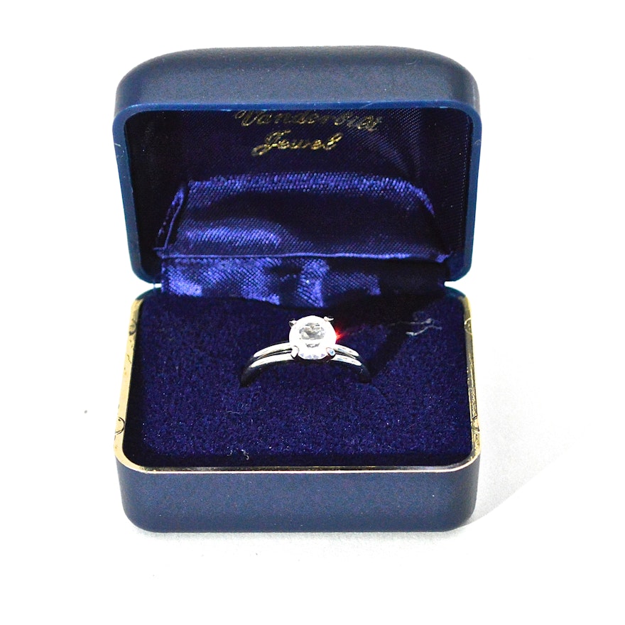 "The Vanderbilt Jewel" Vintage Cubic Zirconia Ring