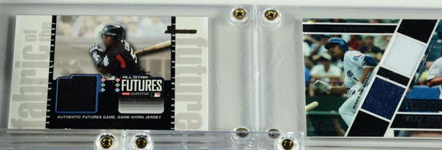 Nineteen Game-Worn/Swatch Baseball Cards