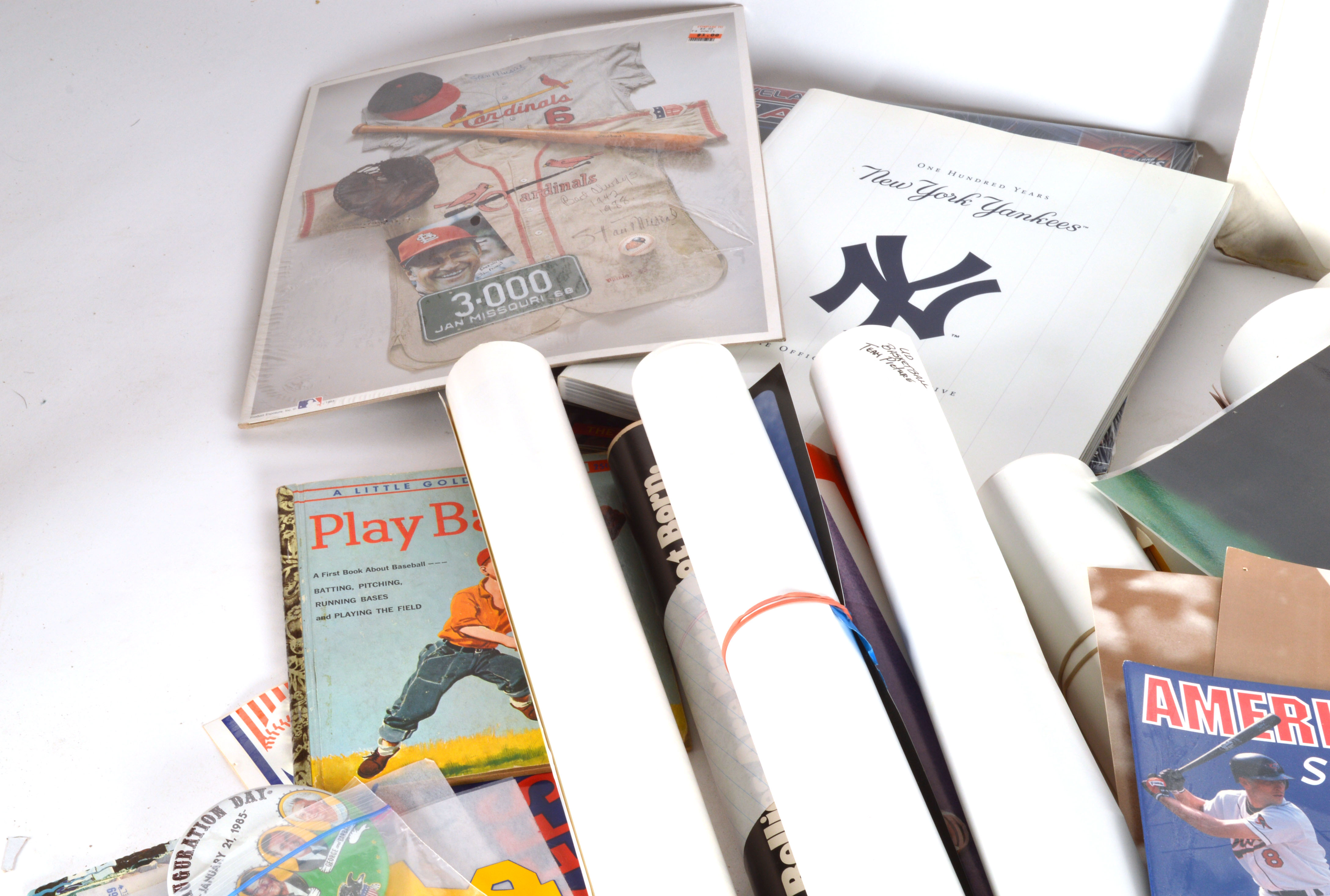 A Large Assortment of Sports Posters