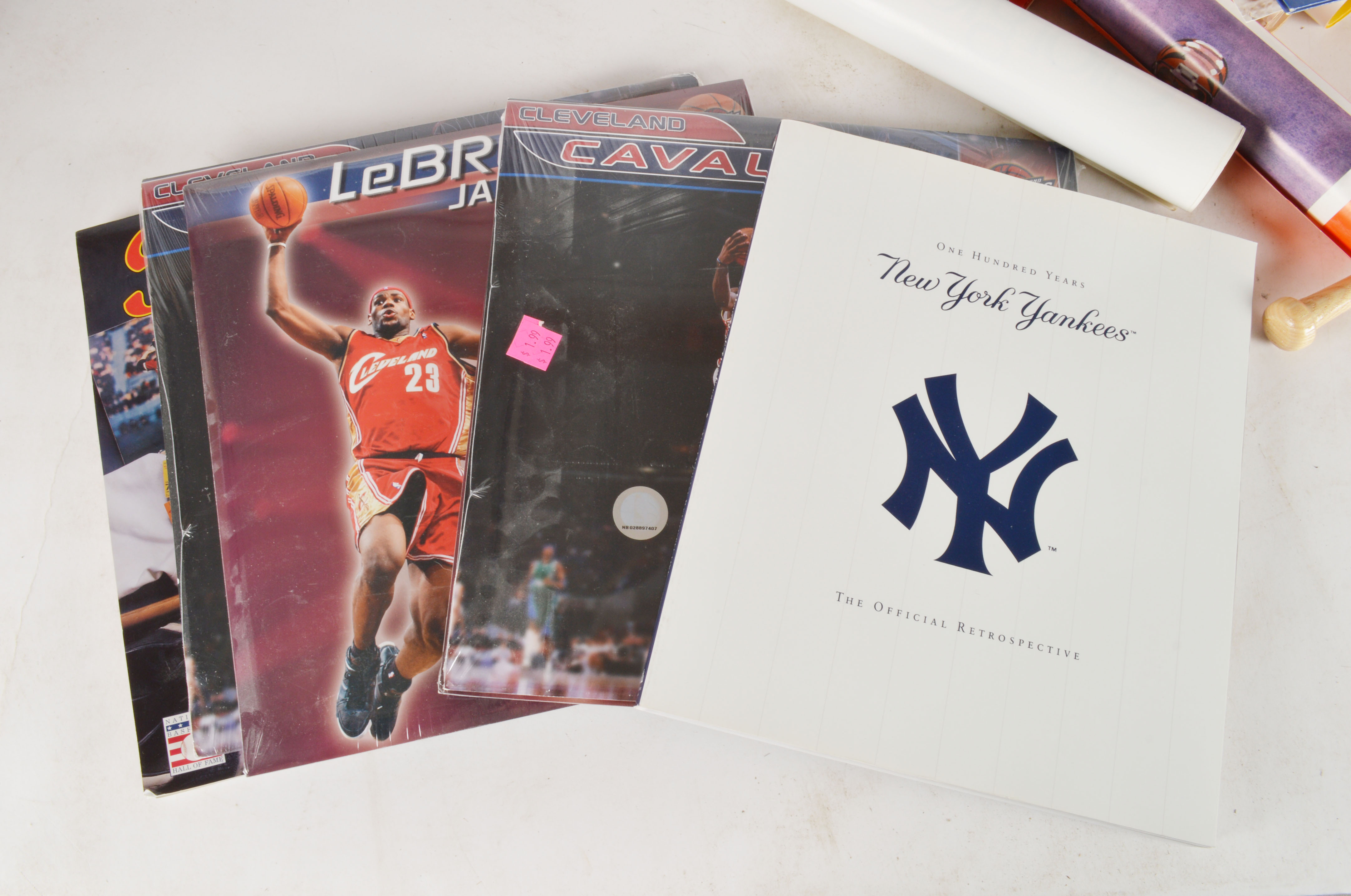 A Large Assortment of Sports Posters