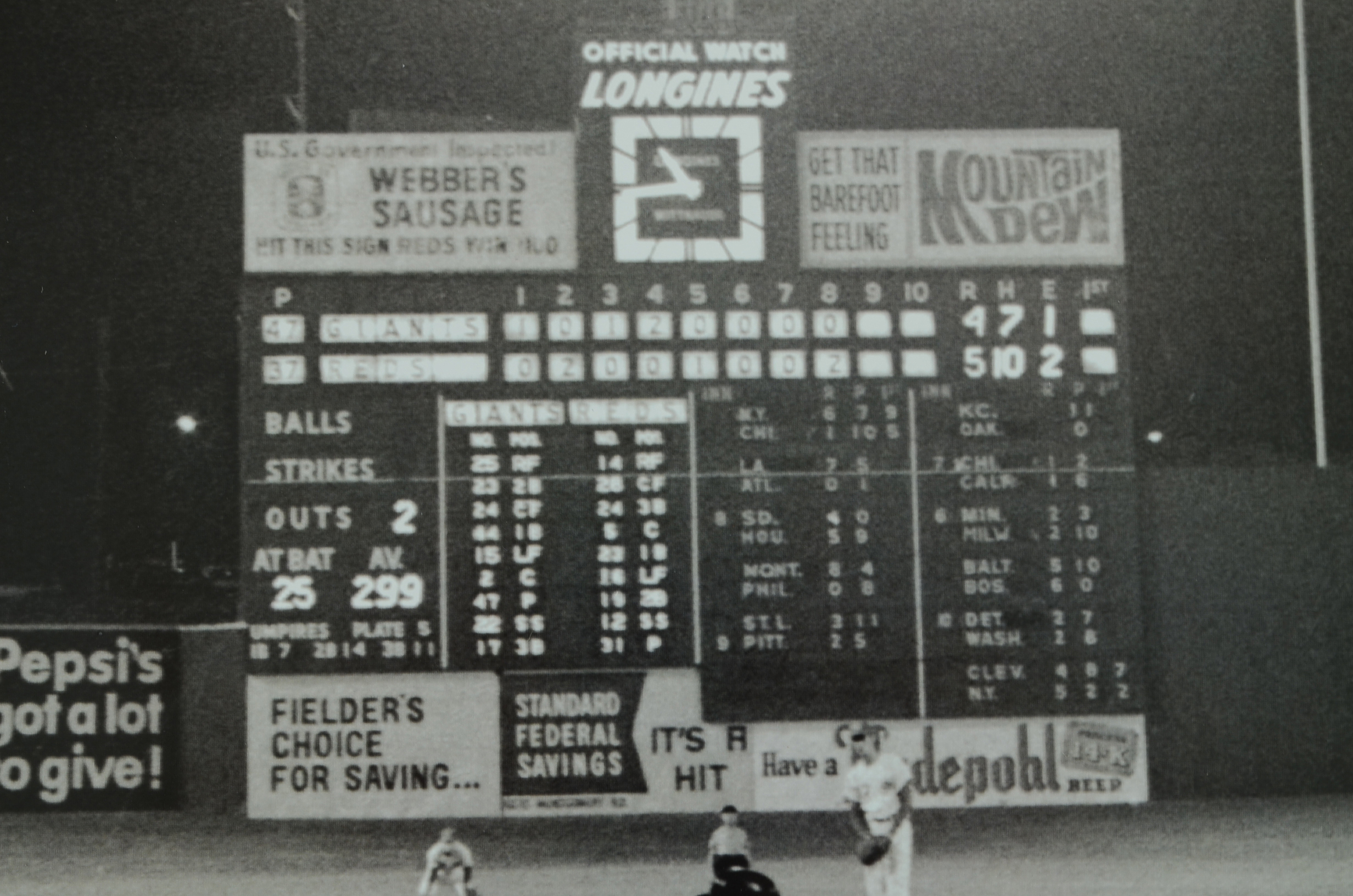 24 x 18 Crosley Field "Last Pitch" Photo