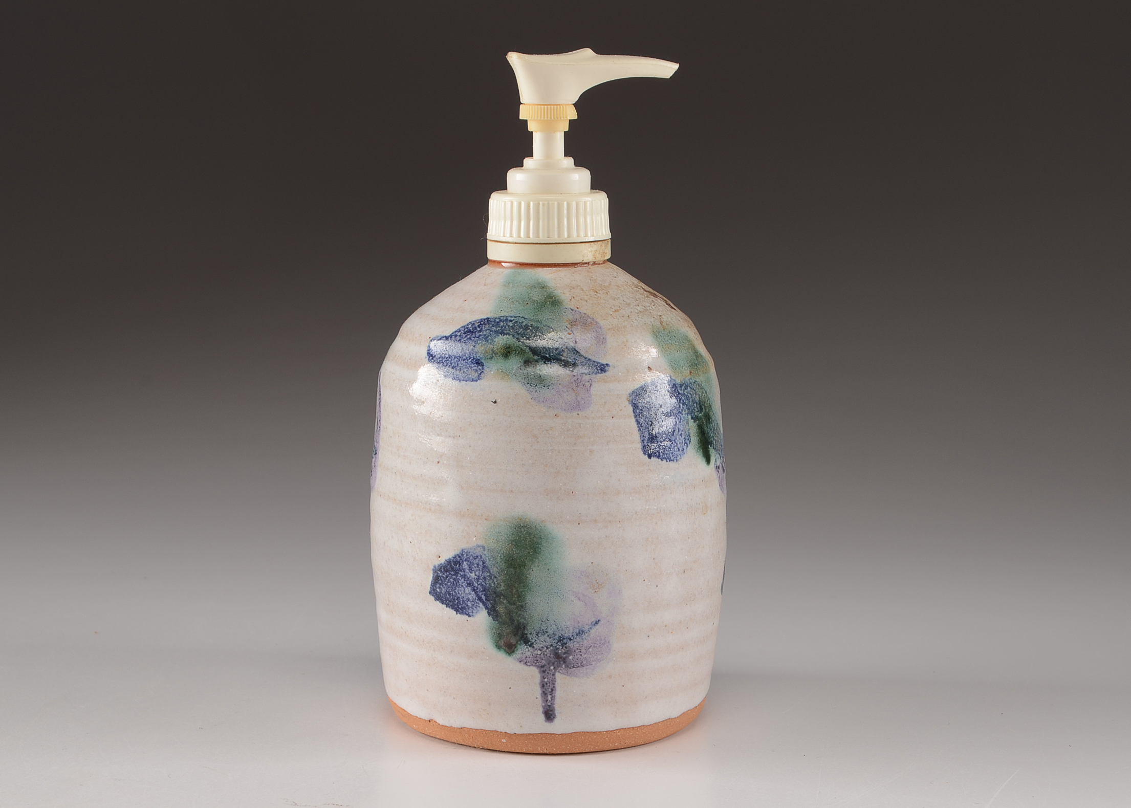 Marcia Cochran Artisan Pottery Pie Plate and Soap Dispenser