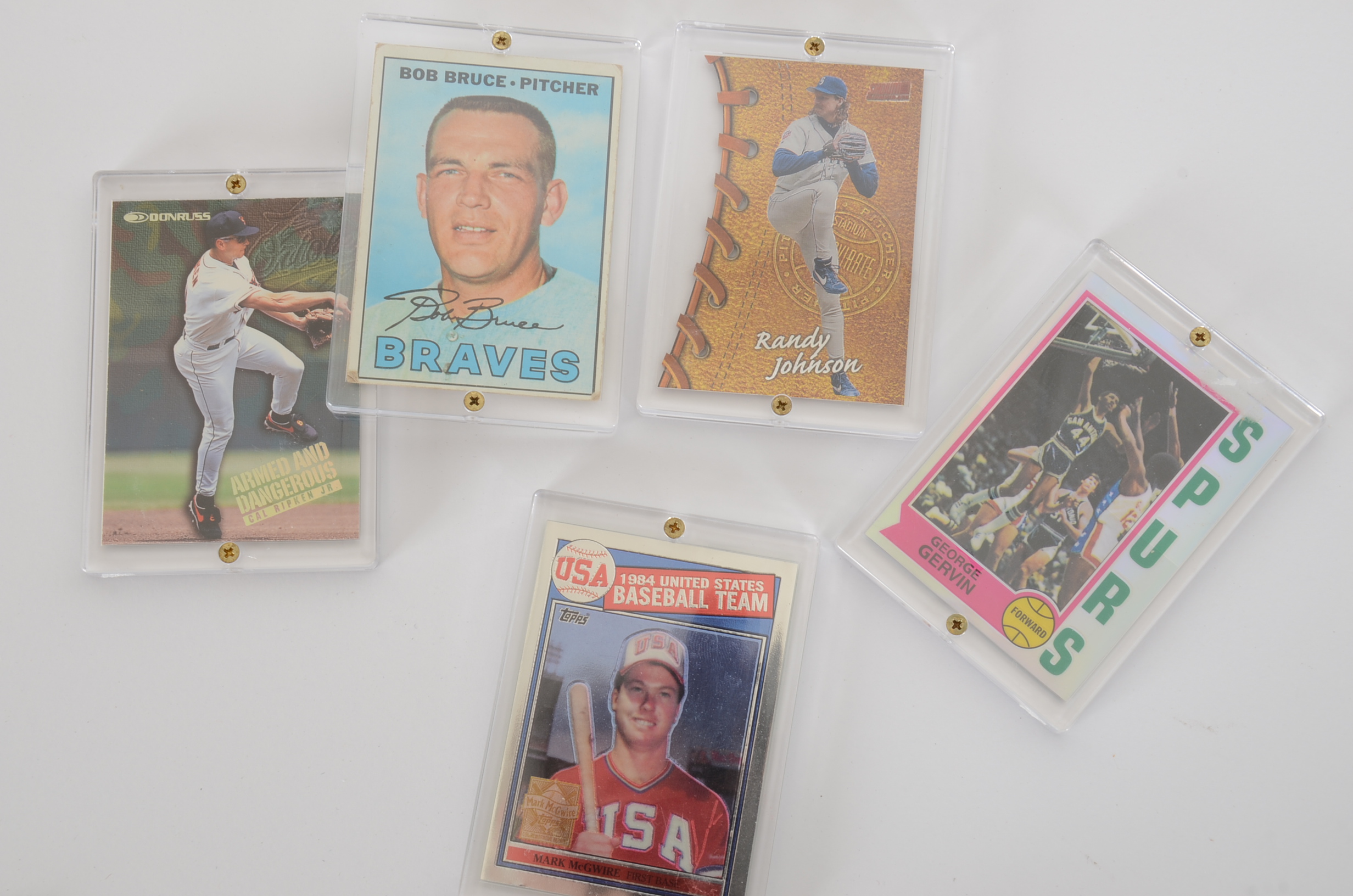 Mixed Lot of Sports Cards, More Than 50 in All