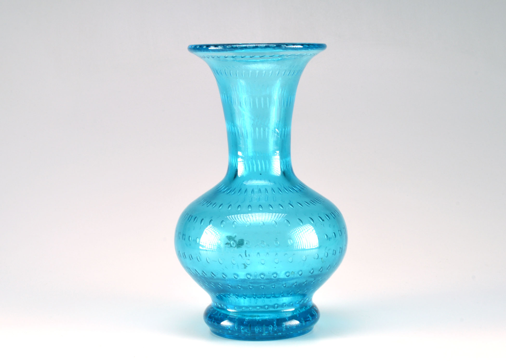 A Hand Blown Decorative Glass Vase