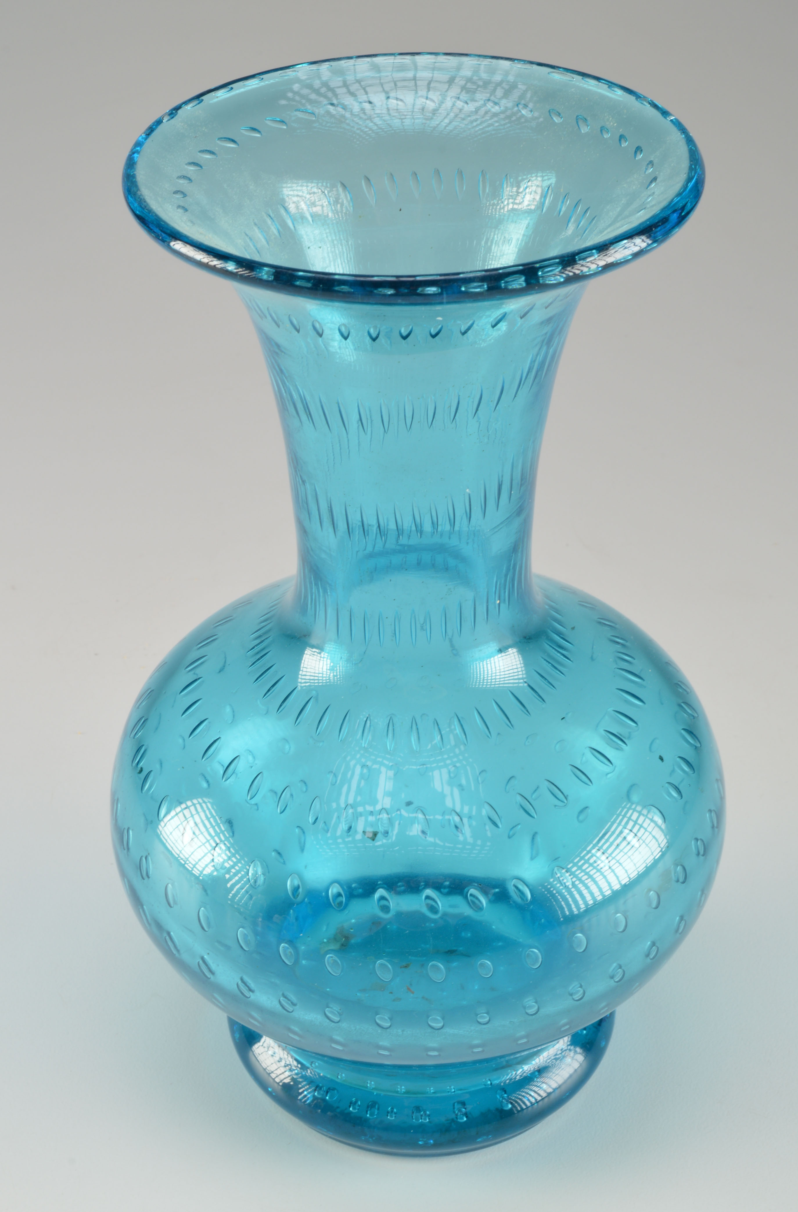 A Hand Blown Decorative Glass Vase