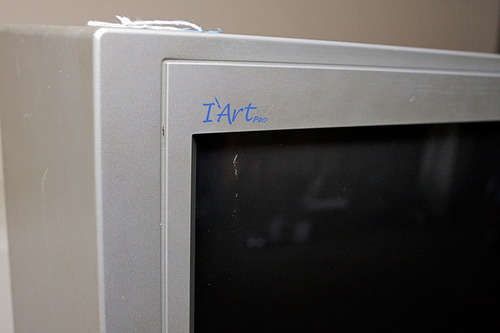 Large Flatscreen JVC I'Art Pro Television Set