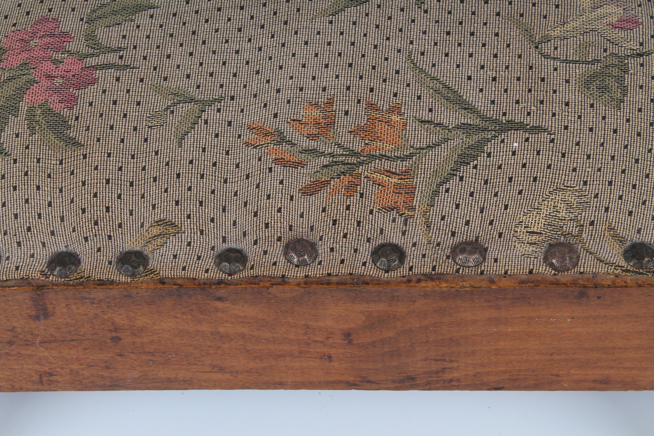 Near Antique Mission Oak Footstool