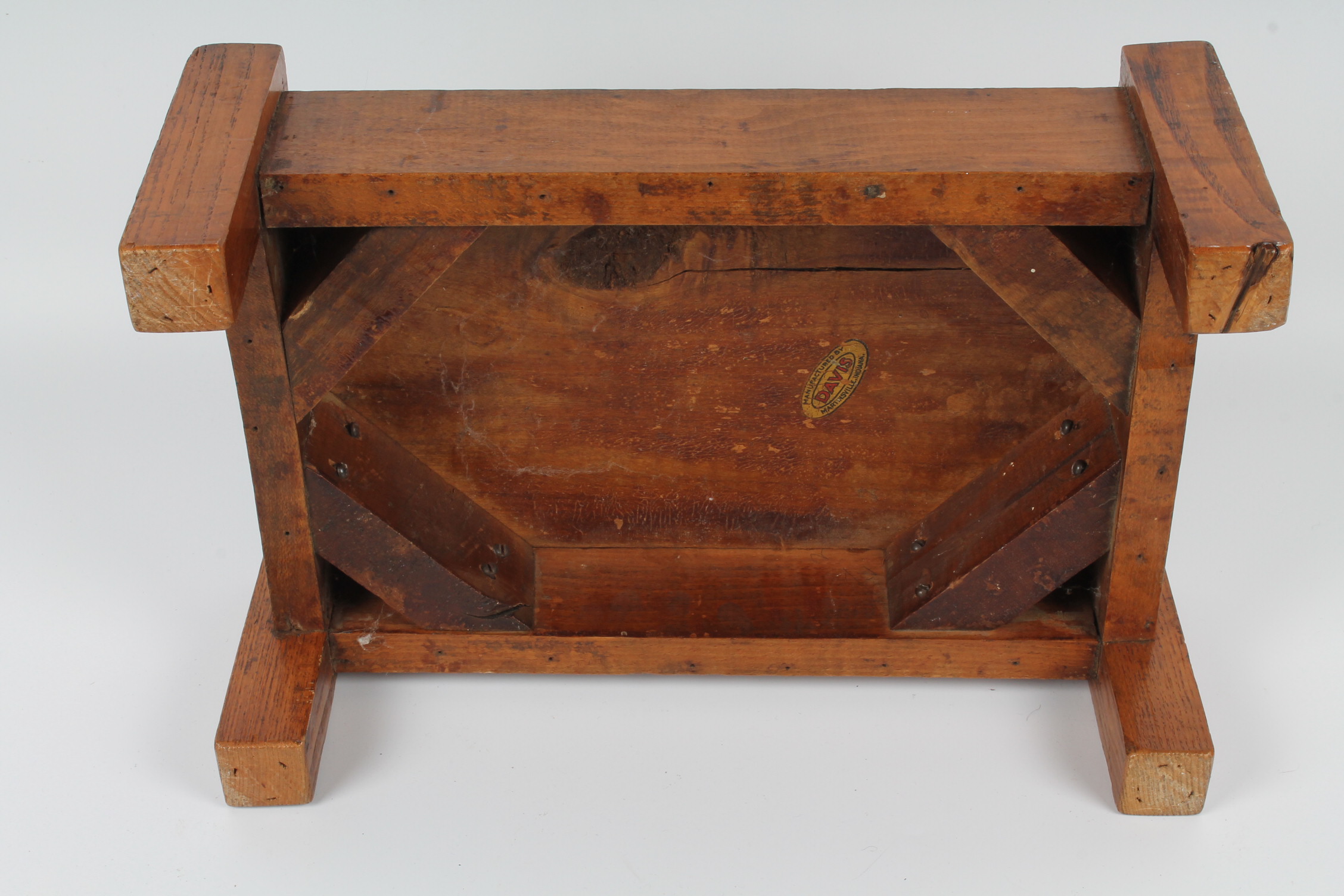 Near Antique Mission Oak Footstool