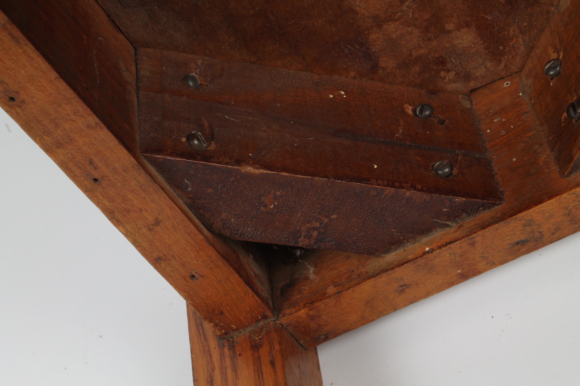 Near Antique Mission Oak Footstool