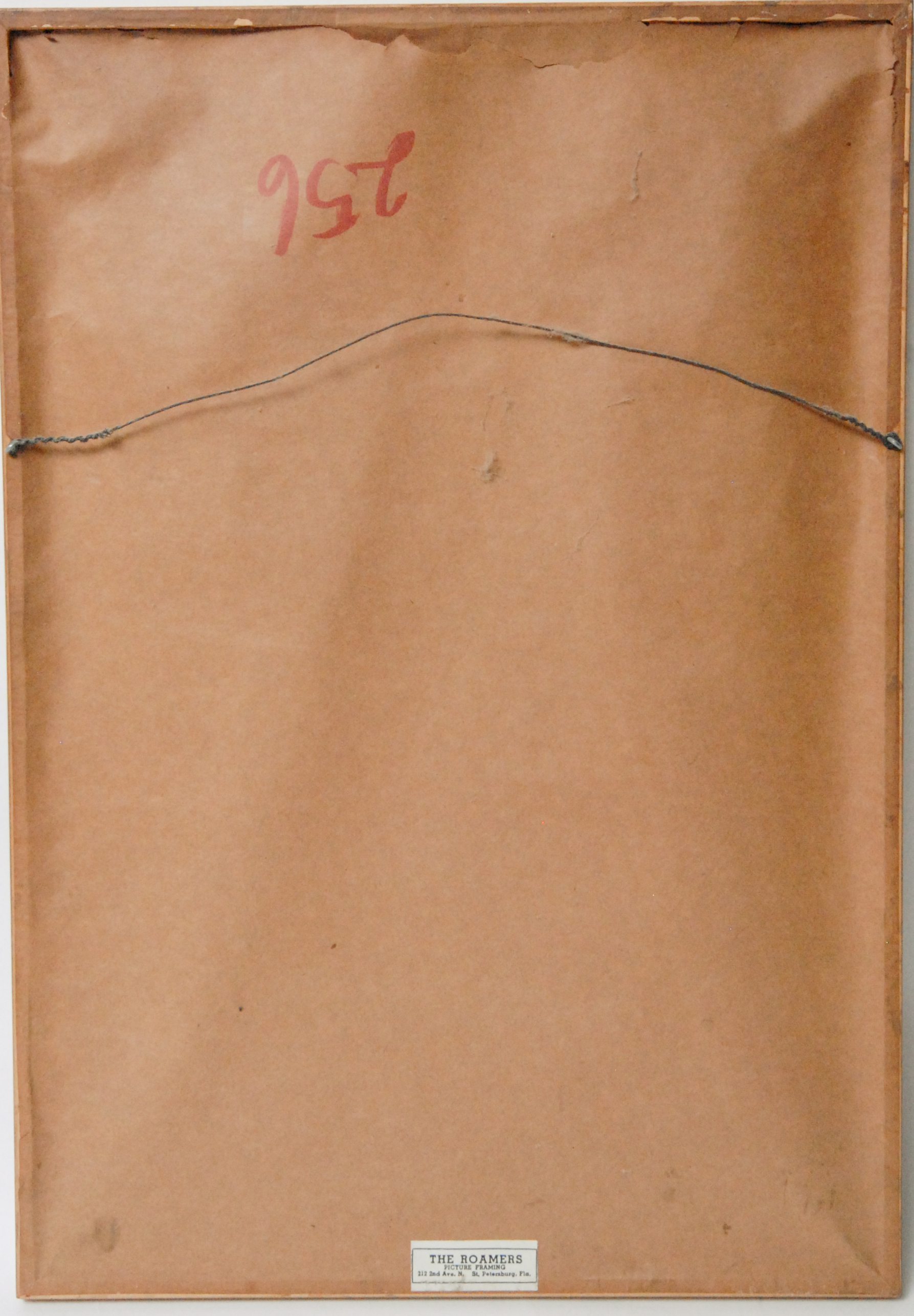 Framed Under Glass Vintage Japanese Watercolor