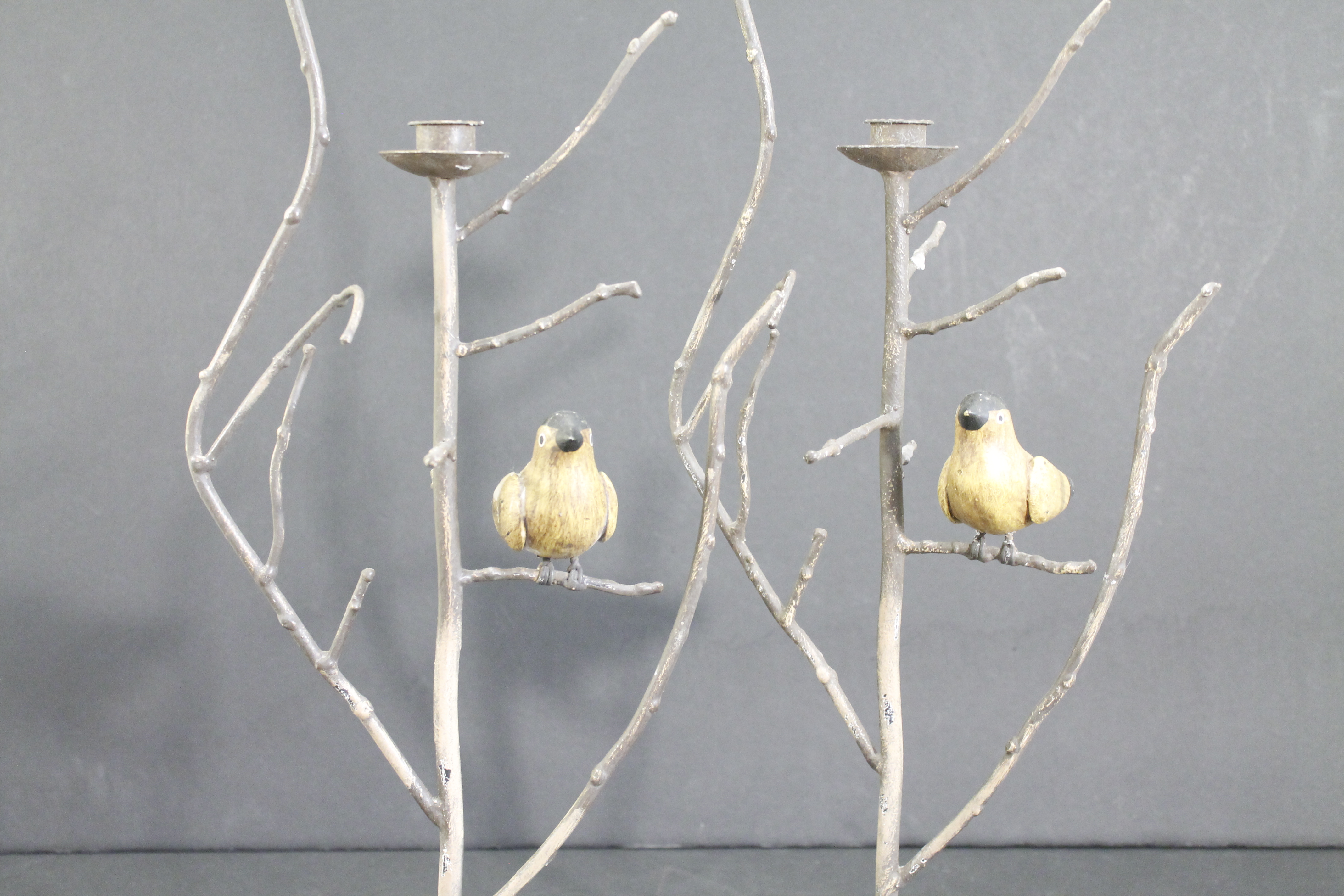 Bird in Branches Candle Holders EBTH