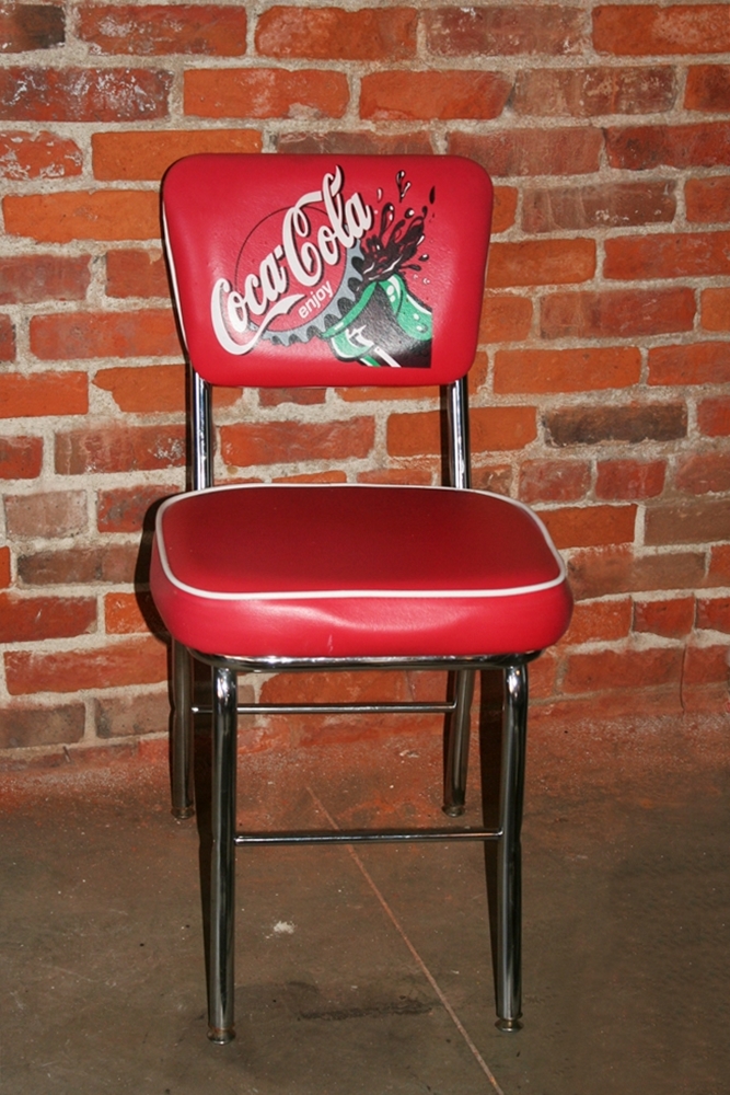 Coca-Cola Soda Table and Four Chairs