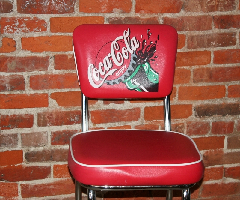 Coca-Cola Soda Table and Four Chairs