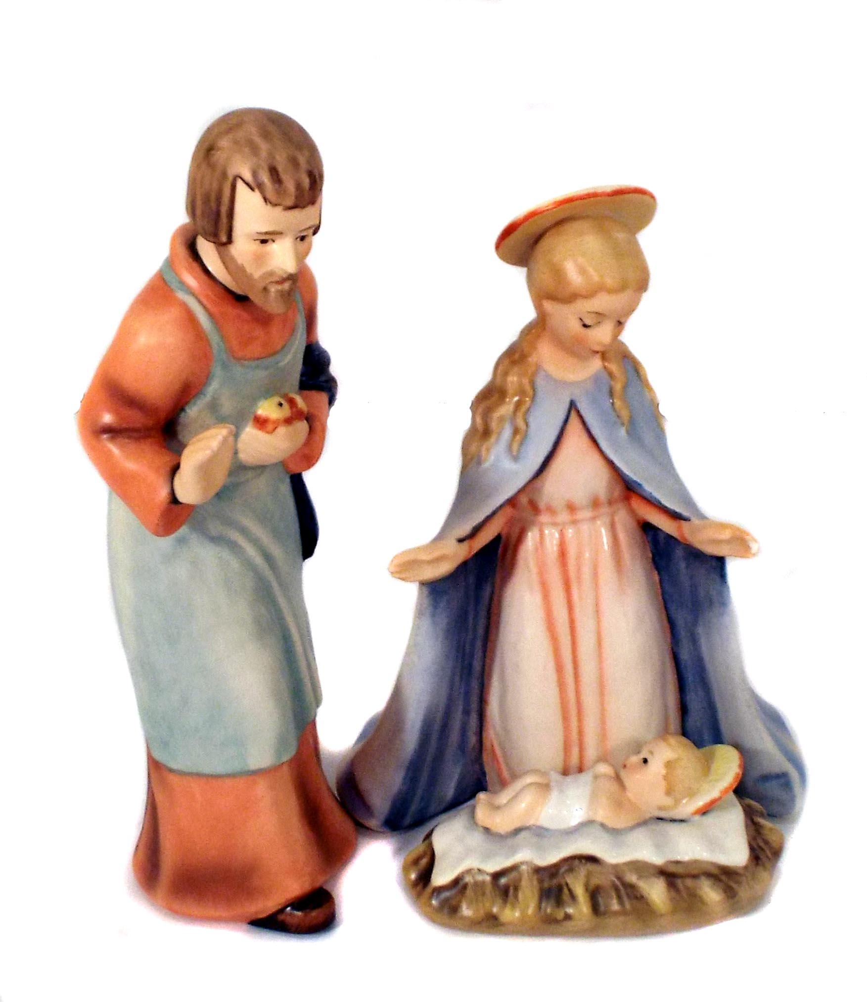 Baby Jesus, Mary and Joseph Hummel Figurines